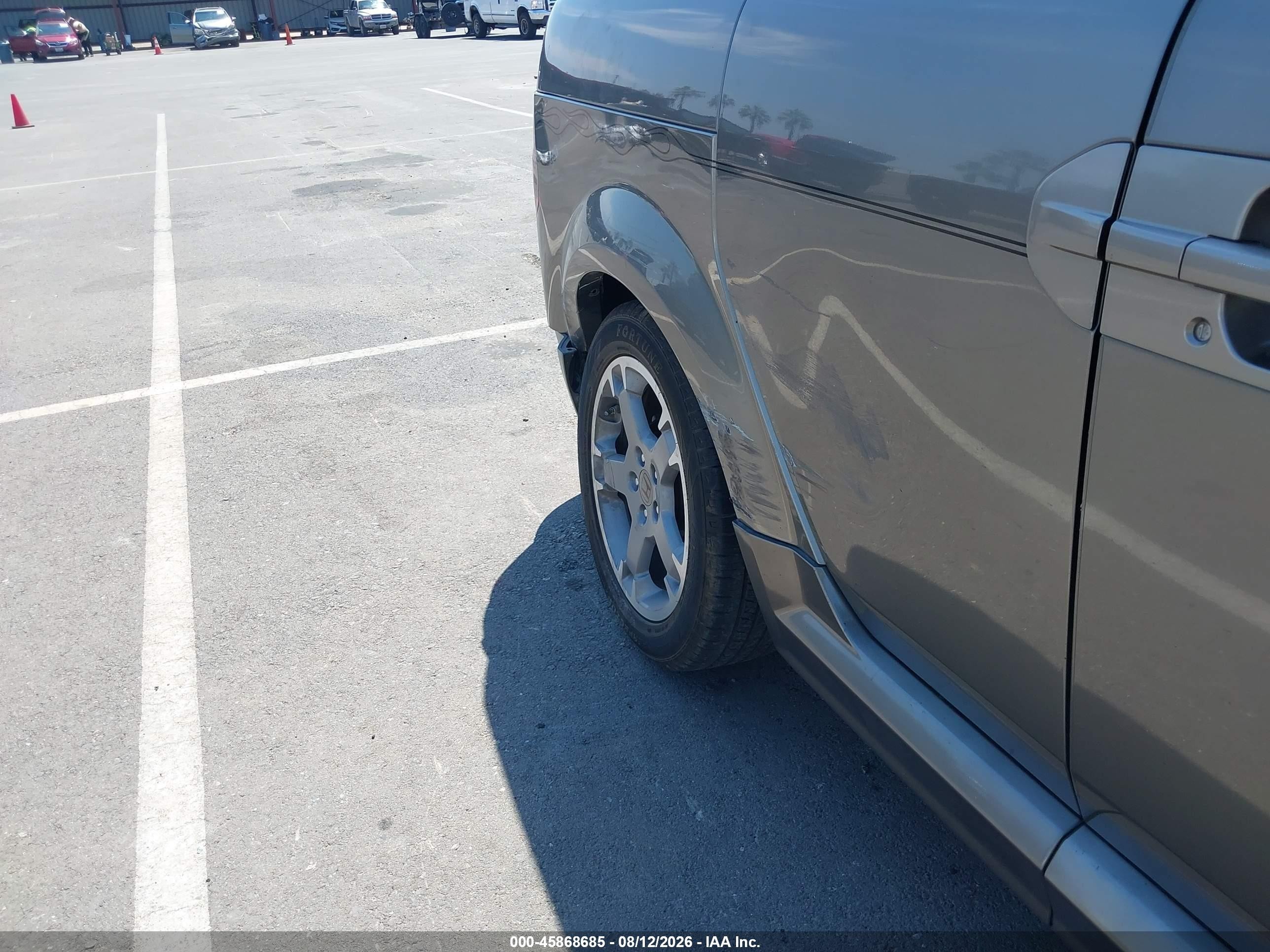 2007 Honda Element Sc Gray vin: 5J6YH18957L000440