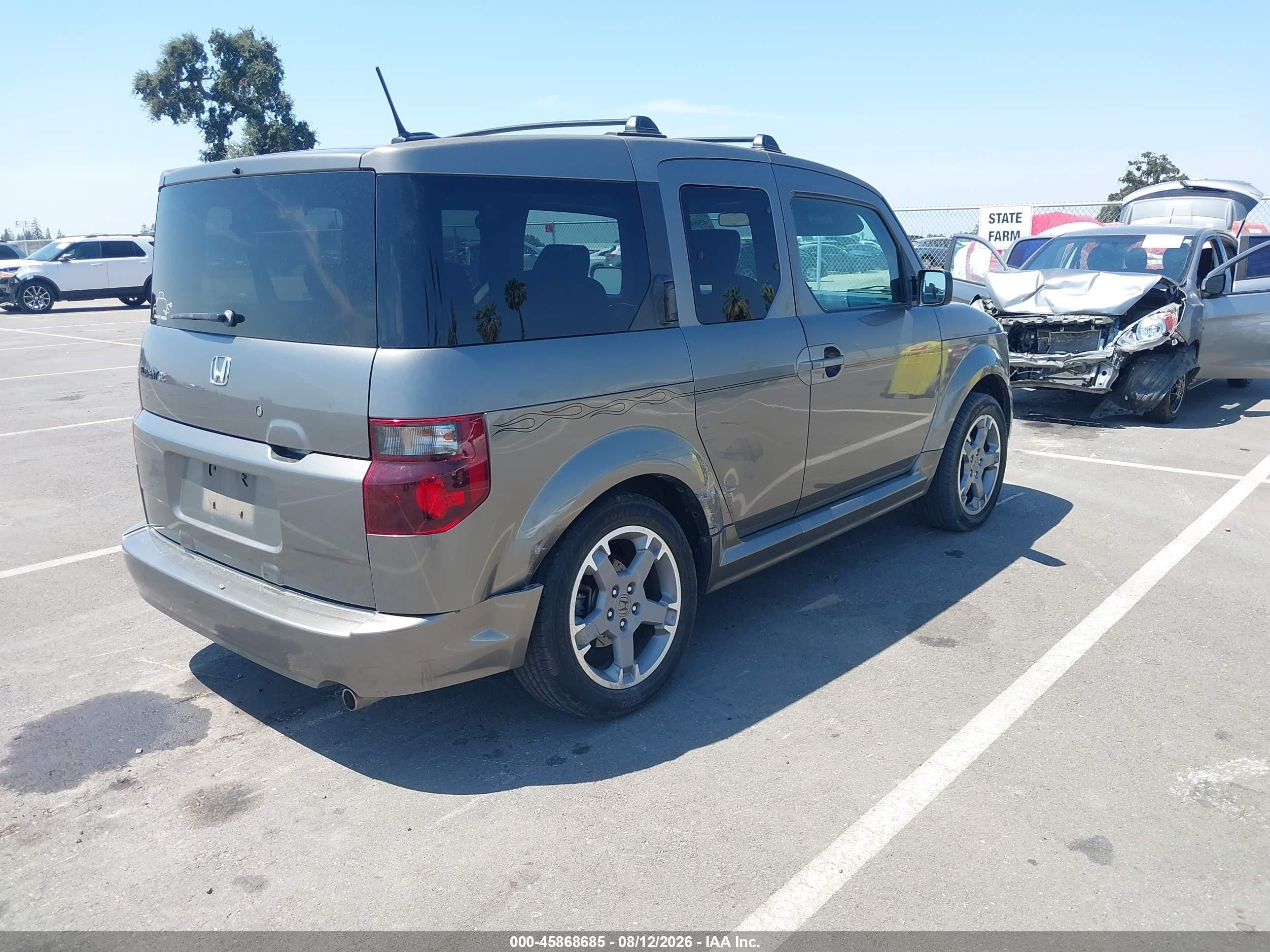 2007 Honda Element Sc Gray vin: 5J6YH18957L000440