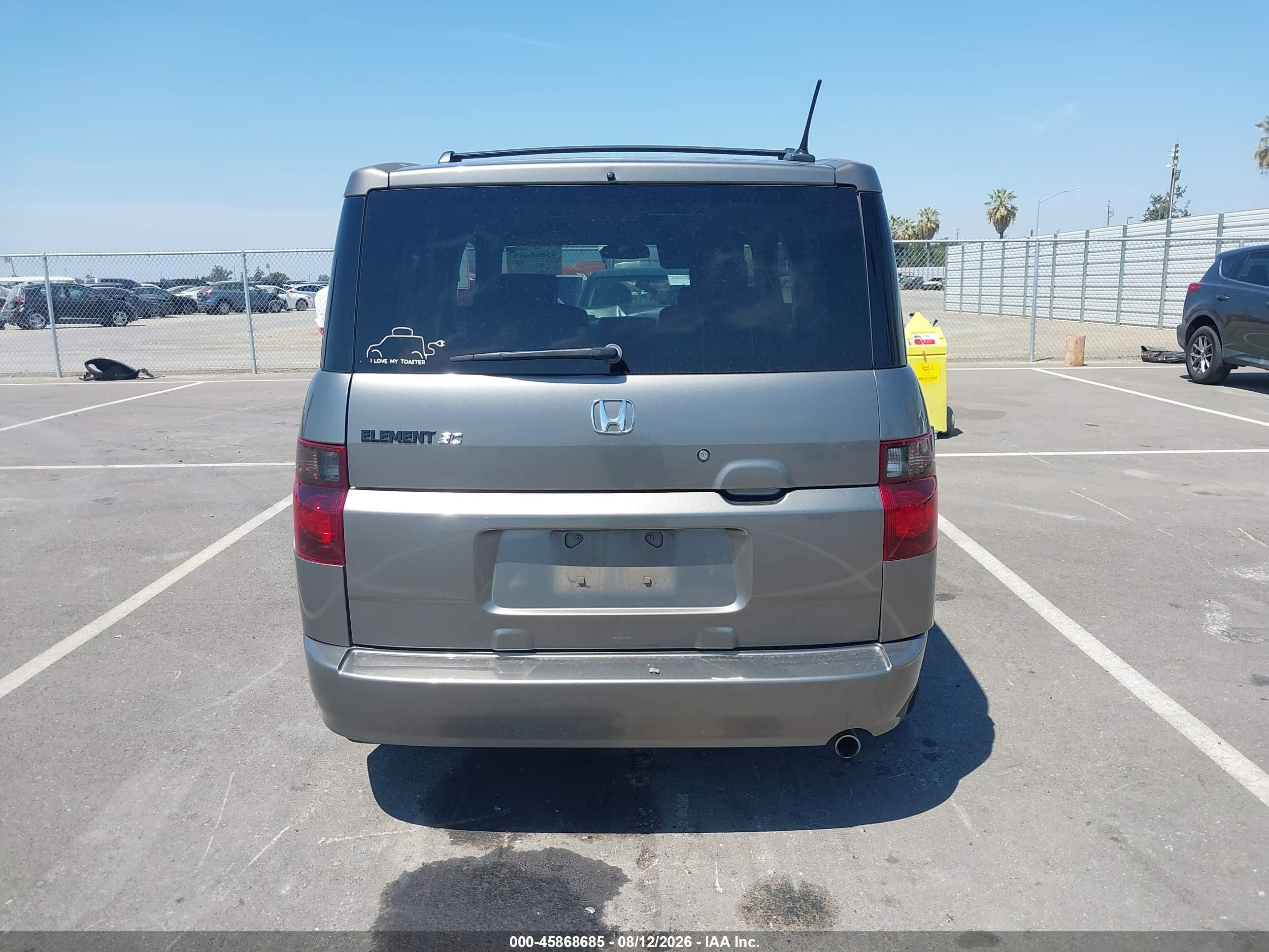 2007 Honda Element Sc Gray vin: 5J6YH18957L000440