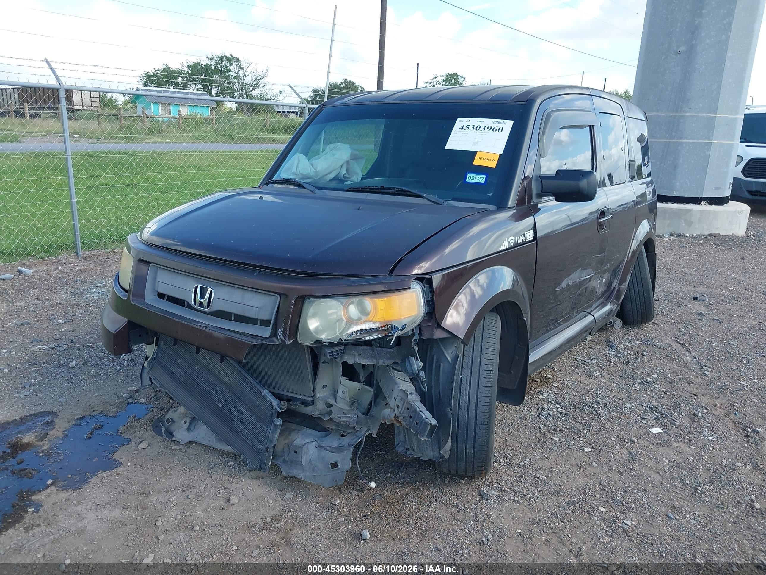 2008 Honda Element Sc Фиолетовый vin: 5J6YH18958L001945
