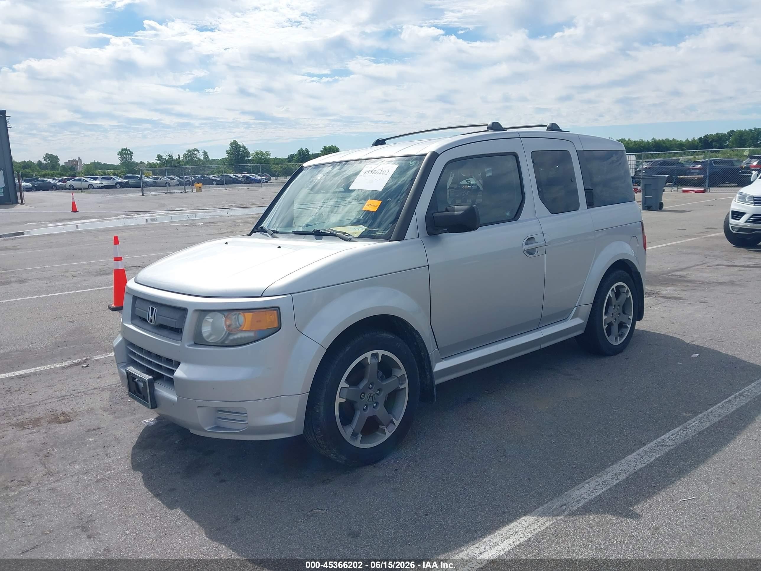 2008 Honda Element Sc Silver vin: 5J6YH18958L016980