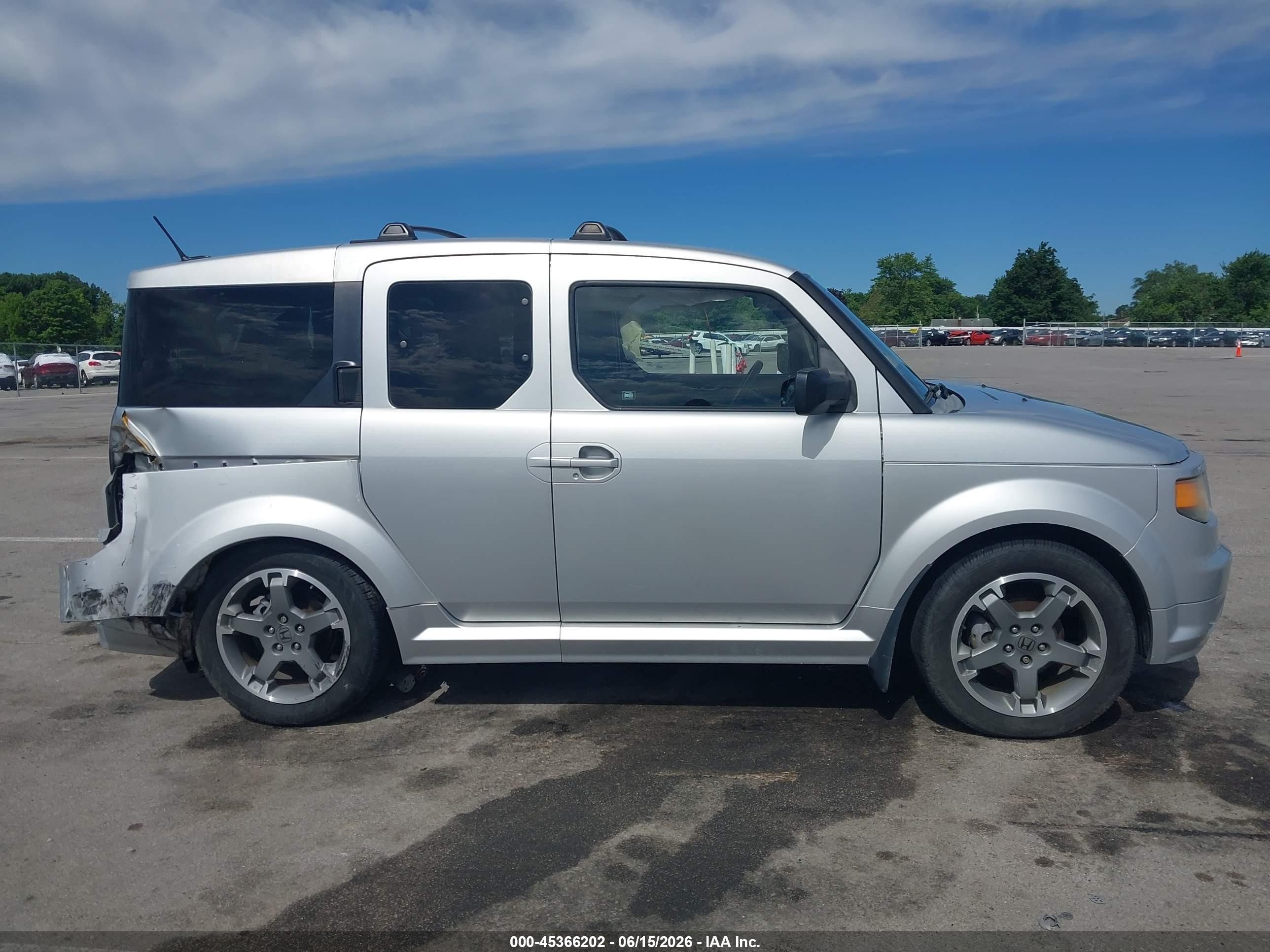 2008 Honda Element Sc Silver vin: 5J6YH18958L016980
