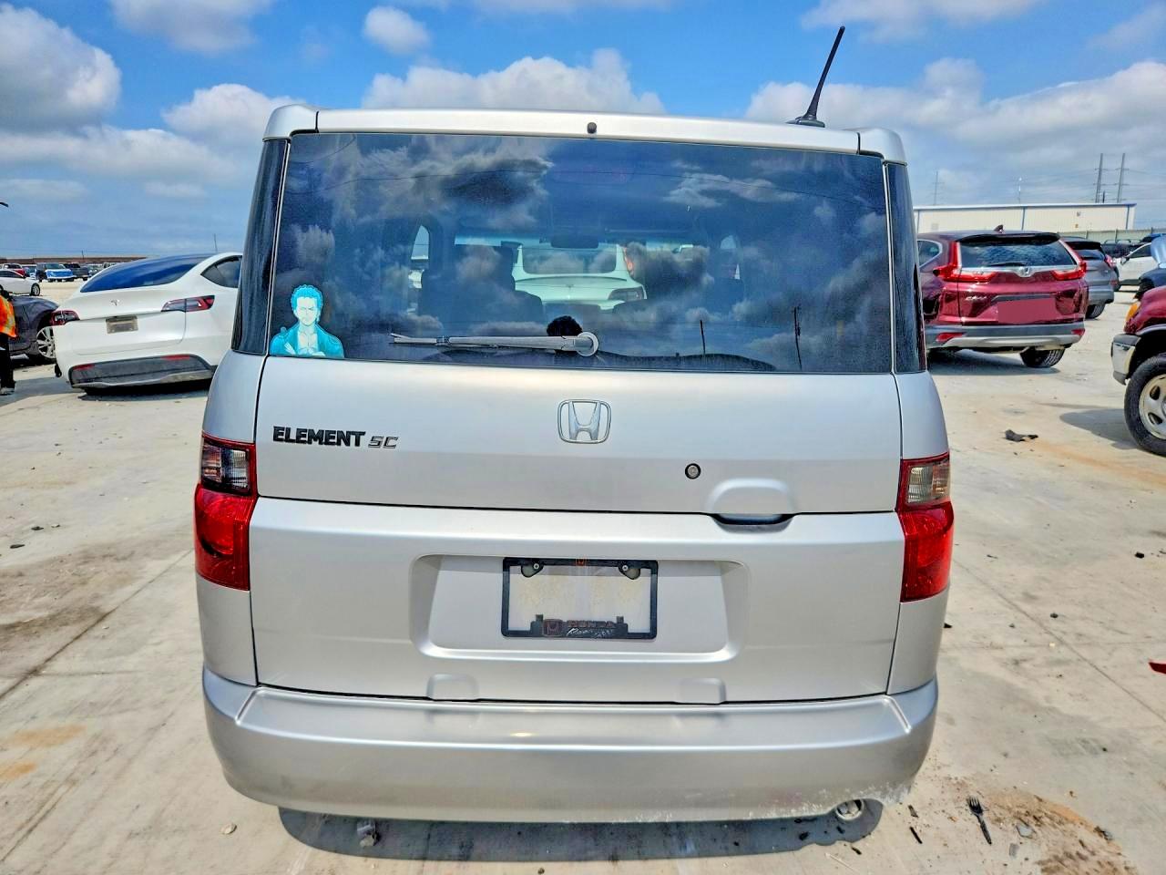 2007 Honda Element Sc Silver vin: 5J6YH18967L006618