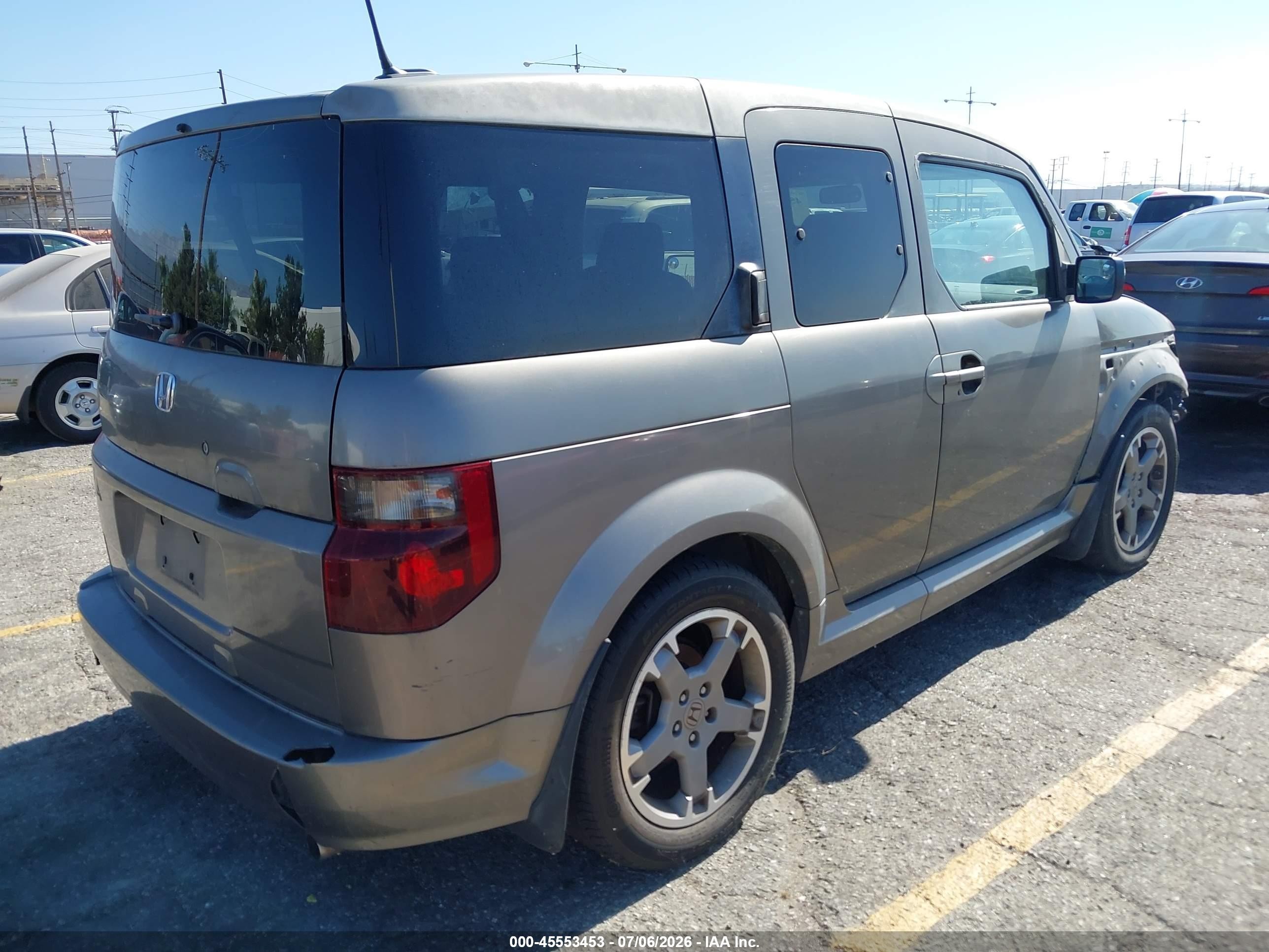 2008 Honda Element Sc Brown vin: 5J6YH18968L004059