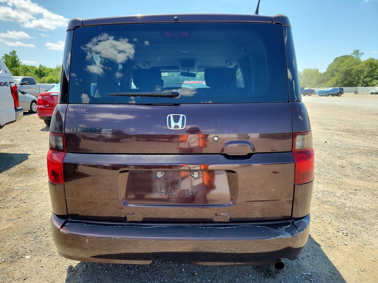 2008 Honda Element Sc Maroon vin: 5J6YH18968L005017