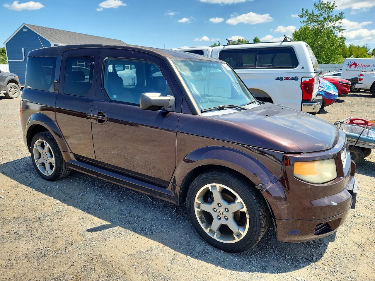 2008 Honda Element Sc Maroon vin: 5J6YH18968L005017