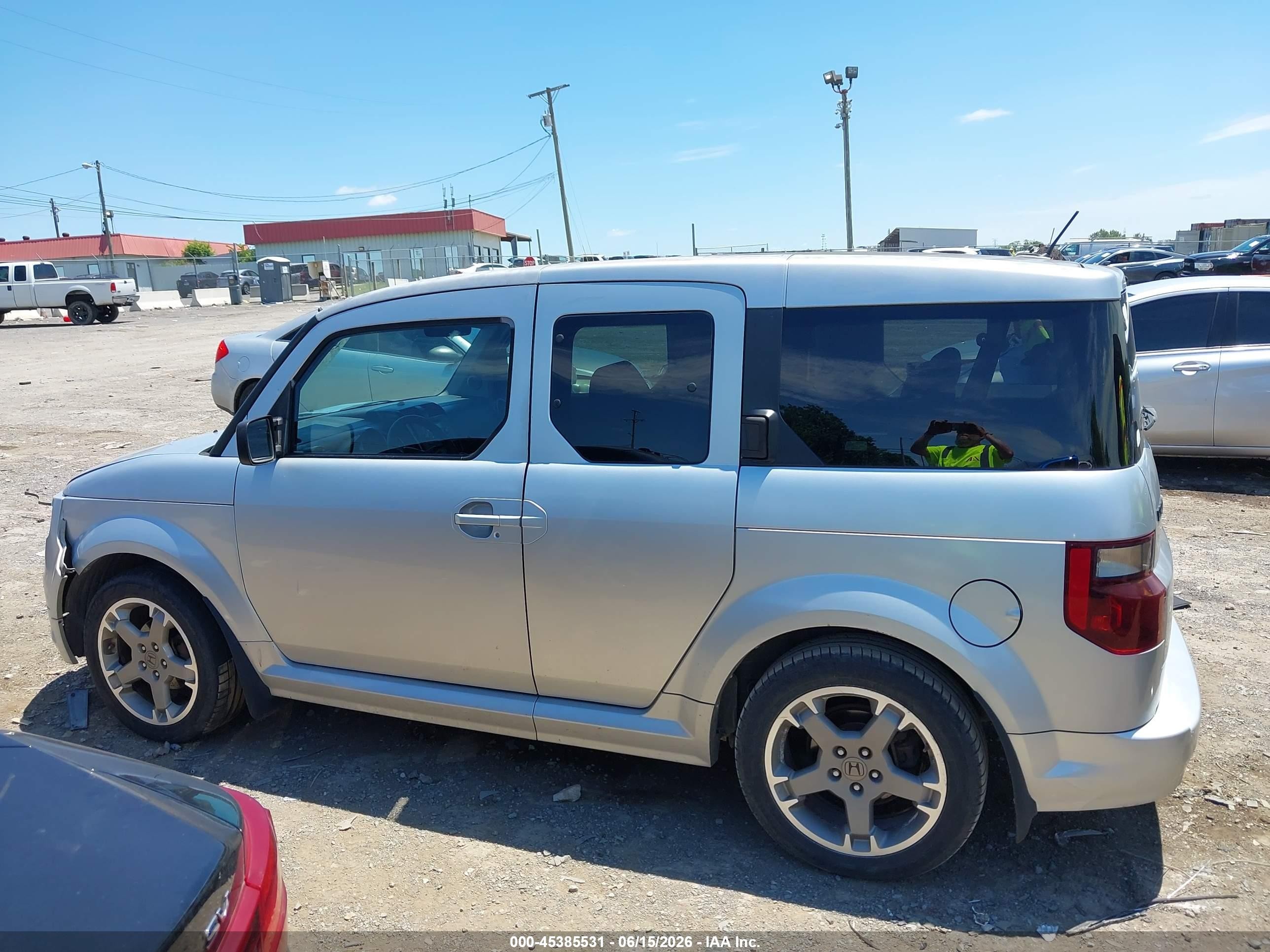 2007 Honda Element Sc Silver vin: 5J6YH18977L001962