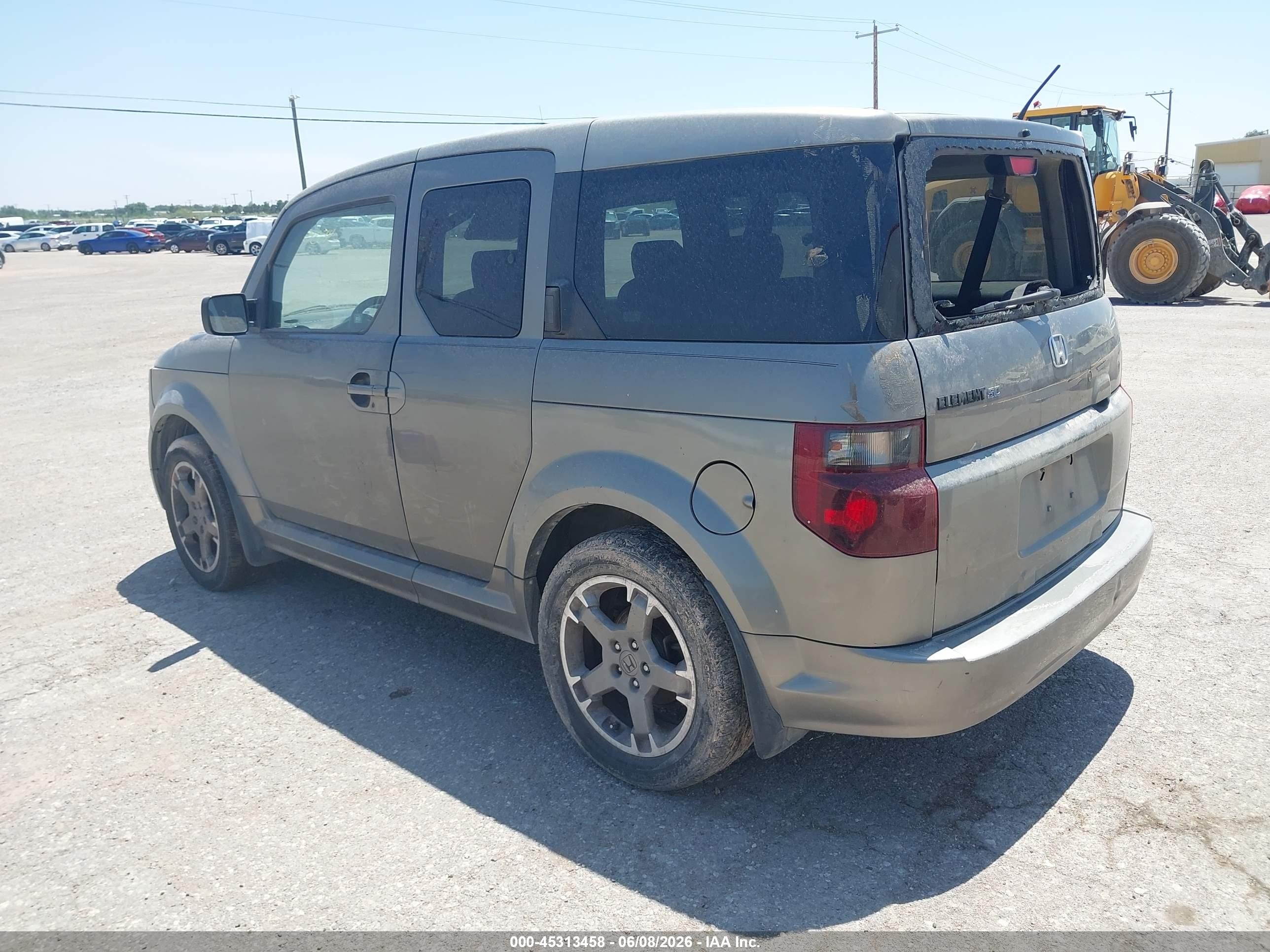 2008 Honda Element Sc Pewter vin: 5J6YH18998L010955