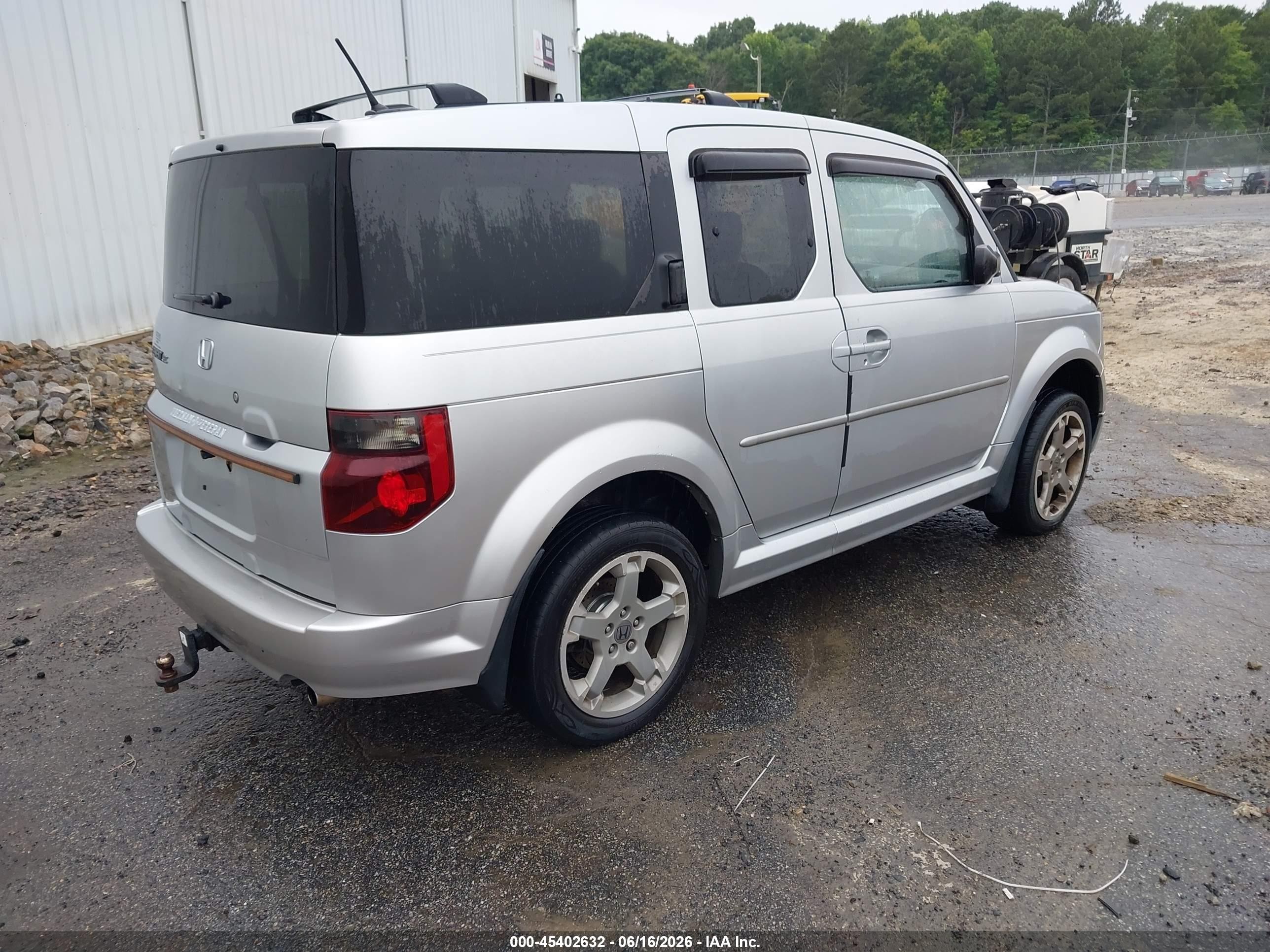 2007 Honda Element Sc Silver vin: 5J6YH189X7L005486