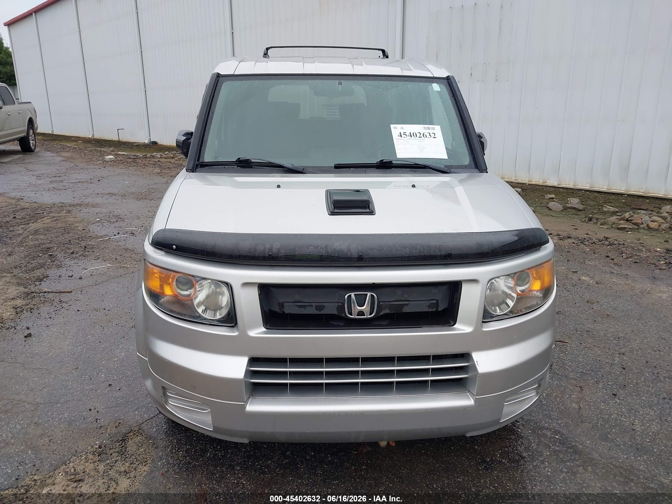 2007 Honda Element Sc Silver vin: 5J6YH189X7L005486