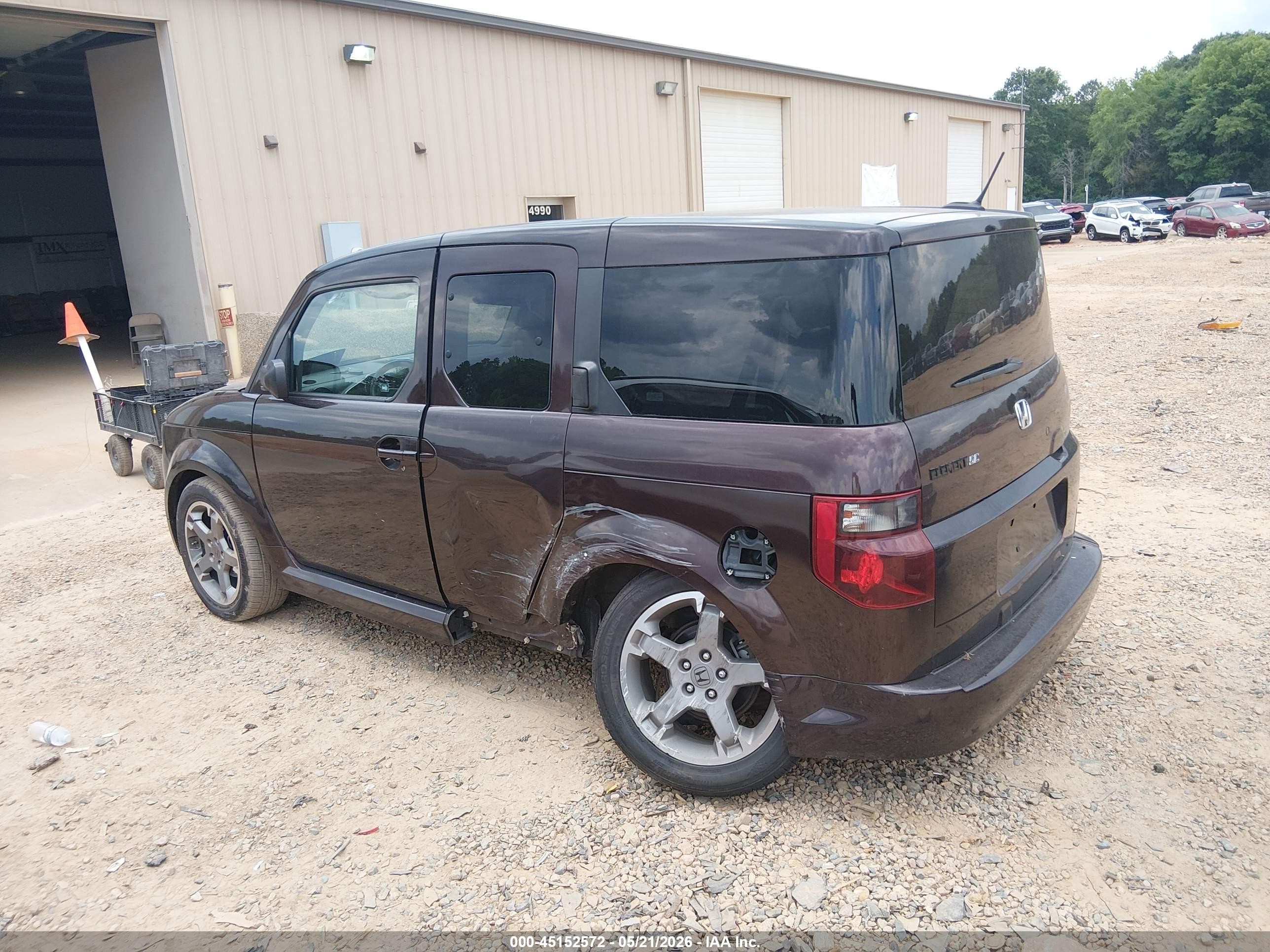 2007 Honda Element Sc Бордовый vin: 5J6YH189X7L005973