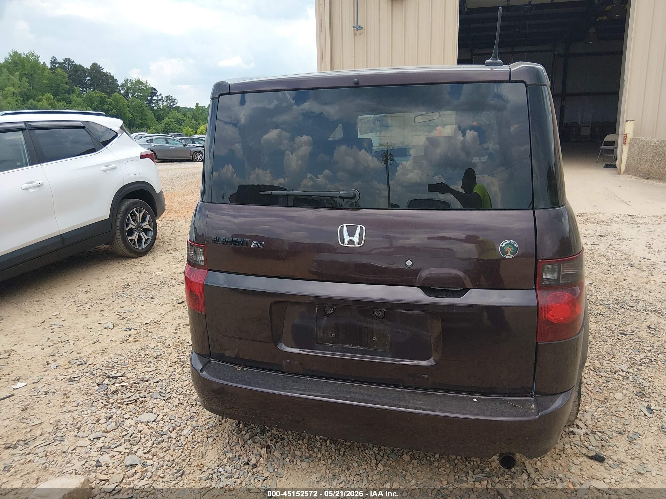 2007 Honda Element Sc Бордовый vin: 5J6YH189X7L005973