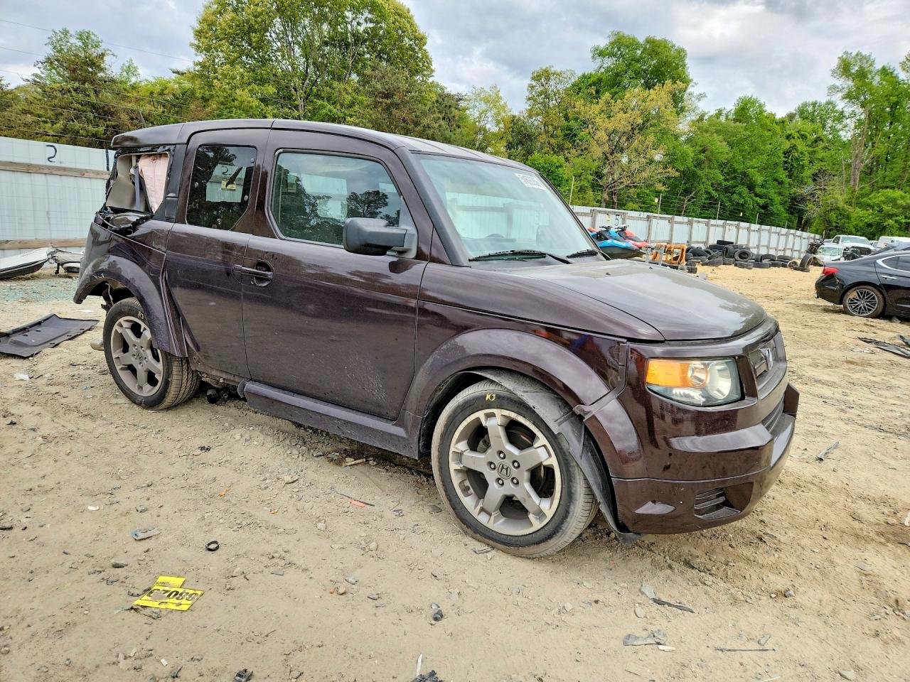 2007 Honda Element Sc Brown vin: 5J6YH189X7L012065