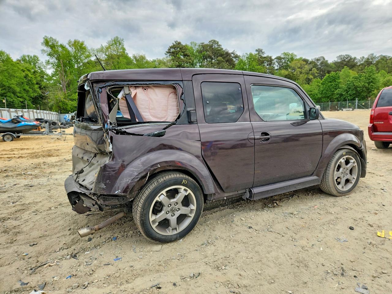 2007 Honda Element Sc Brown vin: 5J6YH189X7L012065