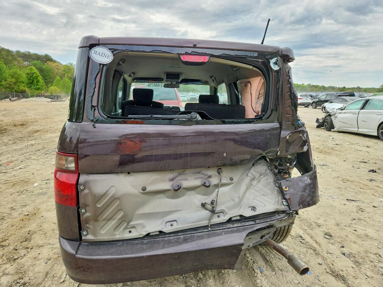 2007 Honda Element Sc Brown vin: 5J6YH189X7L012065