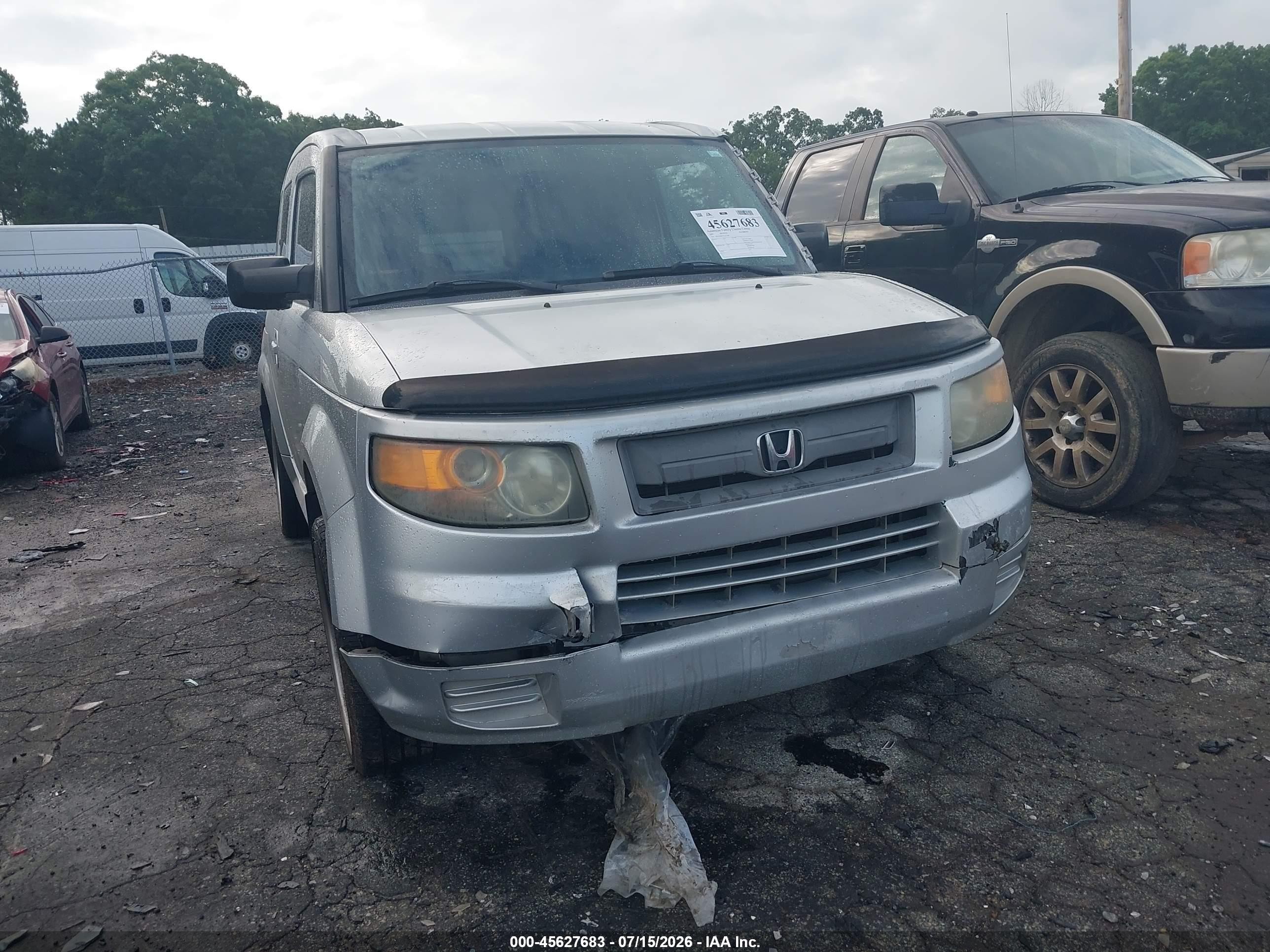 2007 Honda Element Sc Silver vin: 5J6YH189X7L013300