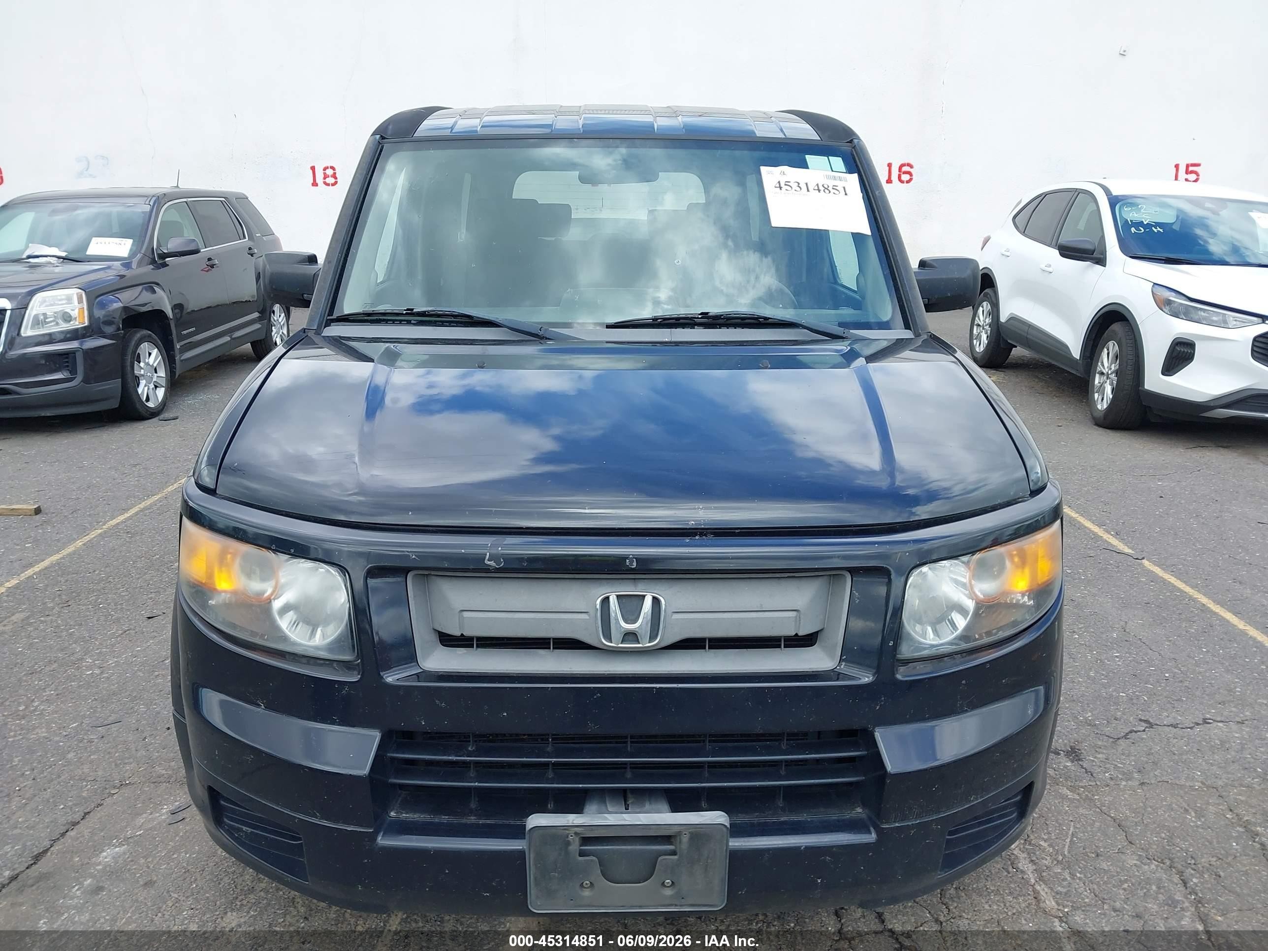 2008 Honda Element Sc Black vin: 5J6YH189X8L015386