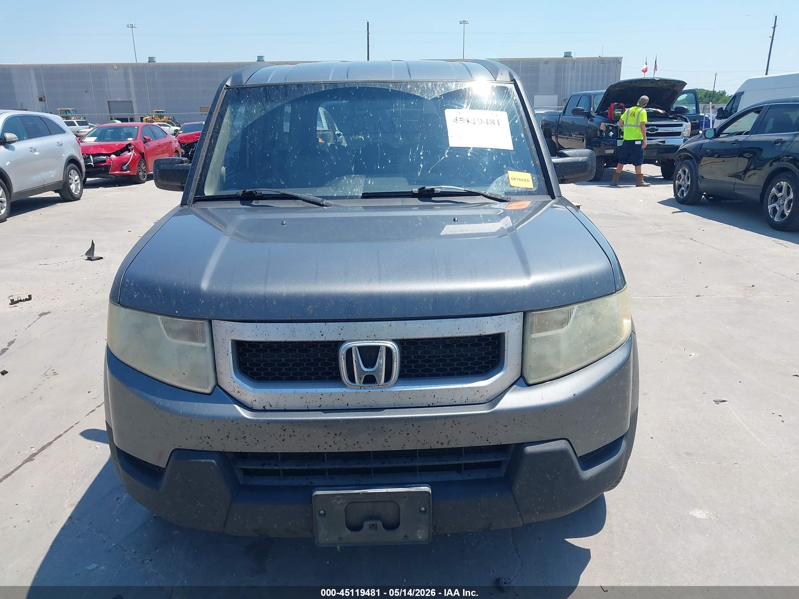 2011 Honda Element Lx Gray vin: 5J6YH1H32BL000447