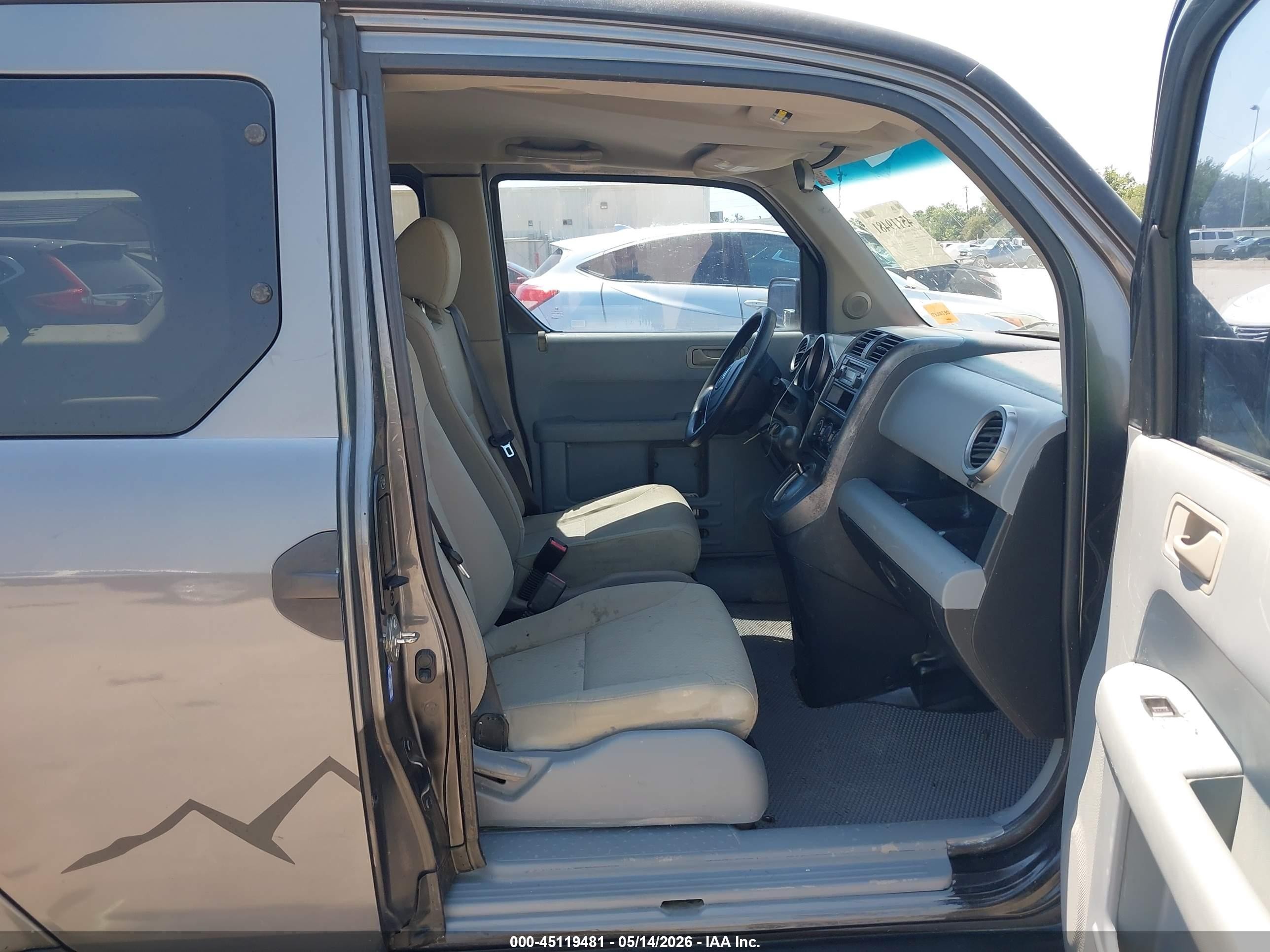 2011 Honda Element Lx Gray vin: 5J6YH1H32BL000447