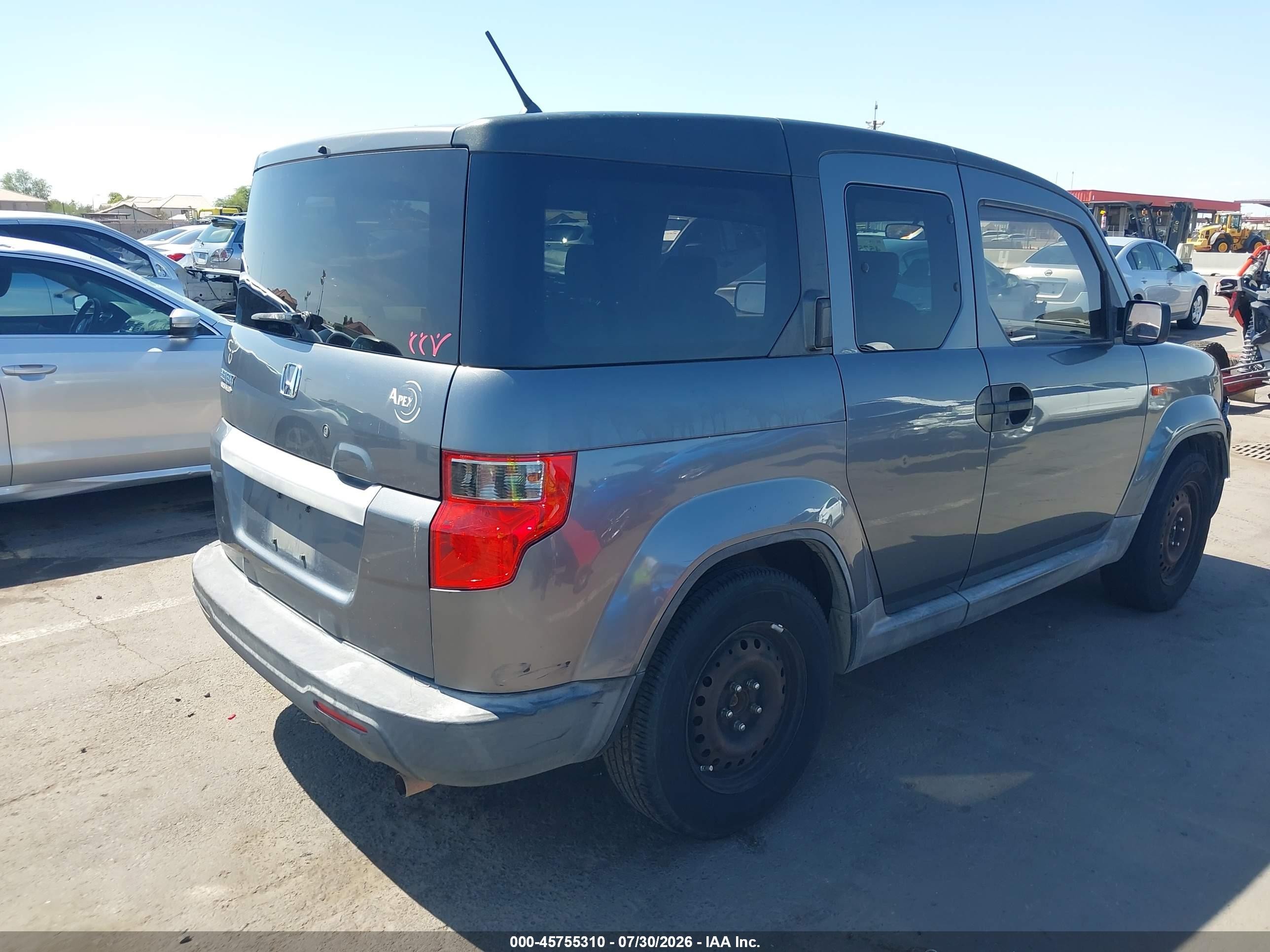 2010 Honda Element Lx Gray vin: 5J6YH1H33AL002657