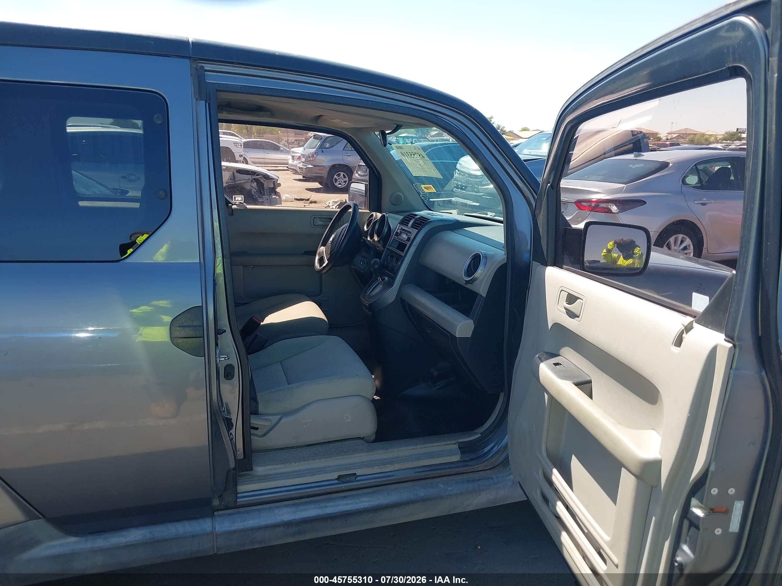 2010 Honda Element Lx Gray vin: 5J6YH1H33AL002657
