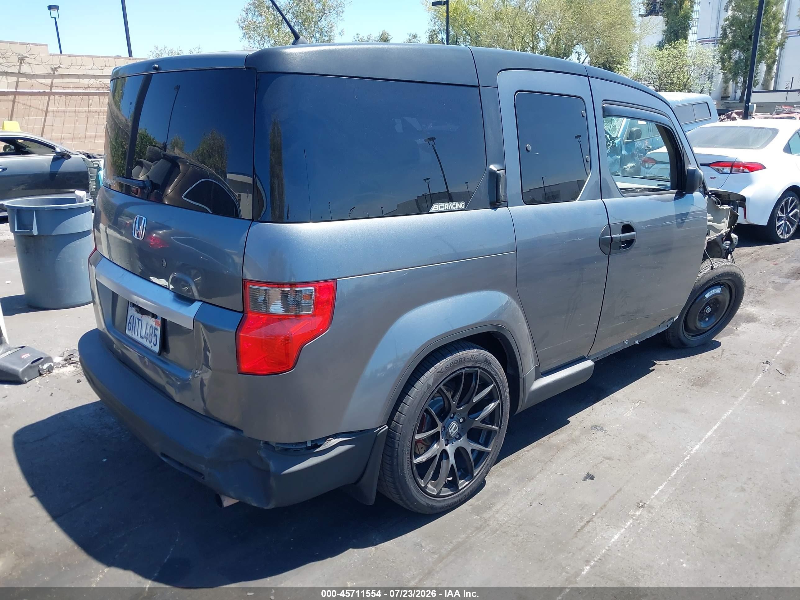 2010 Honda Element Lx Gray vin: 5J6YH1H34AL002814