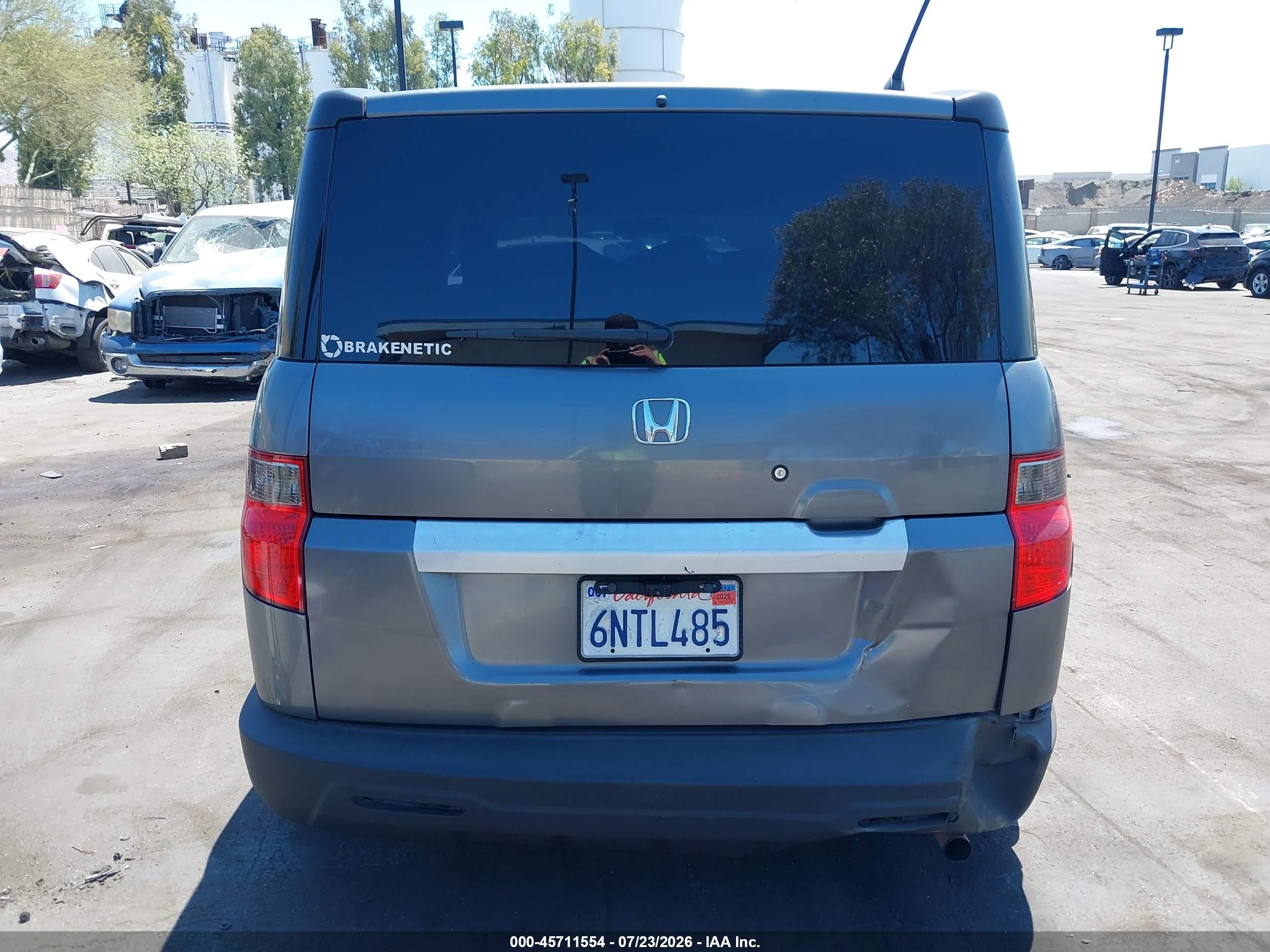 2010 Honda Element Lx Gray vin: 5J6YH1H34AL002814
