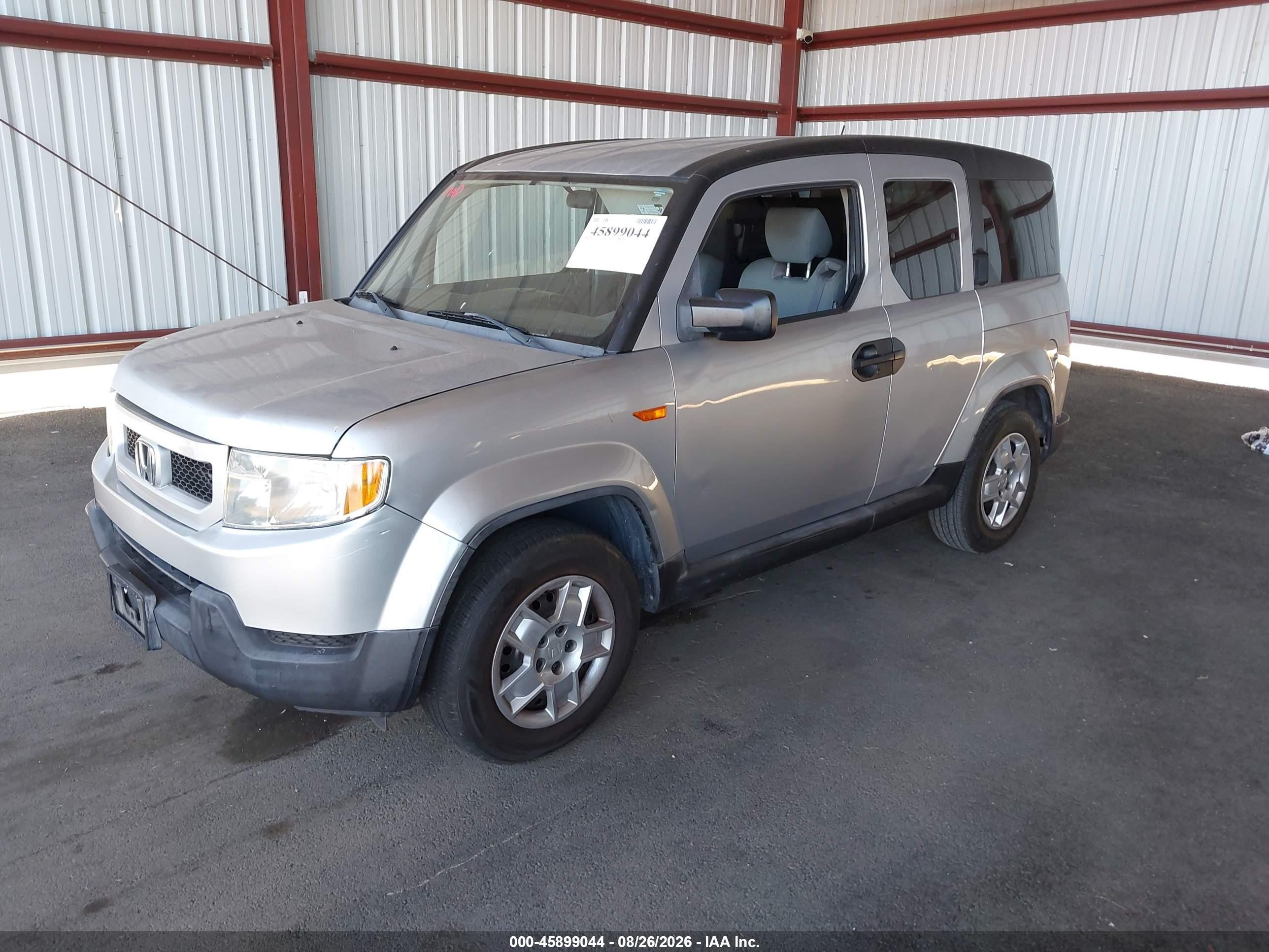 2010 Honda Element Lx Silver vin: 5J6YH1H34AL006801