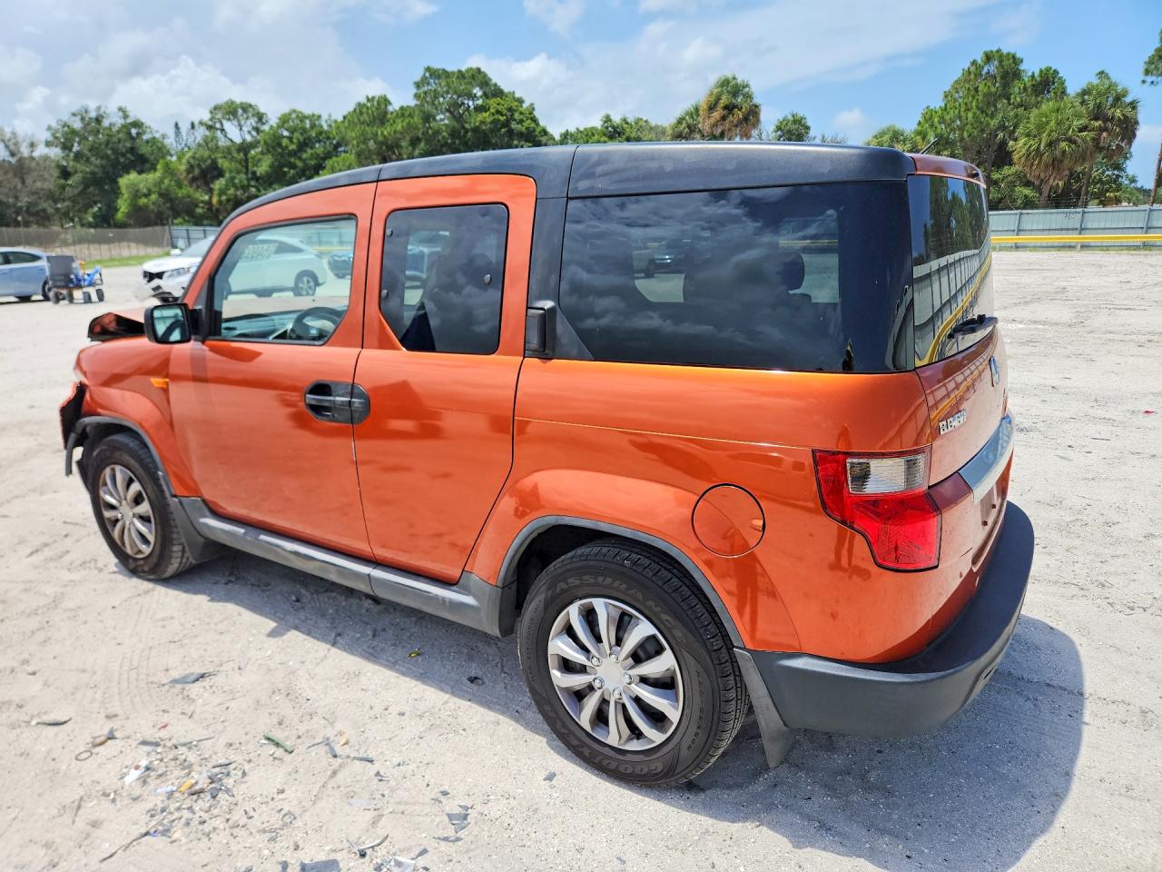2010 Honda Element Lx Orange vin: 5J6YH1H35AL004782