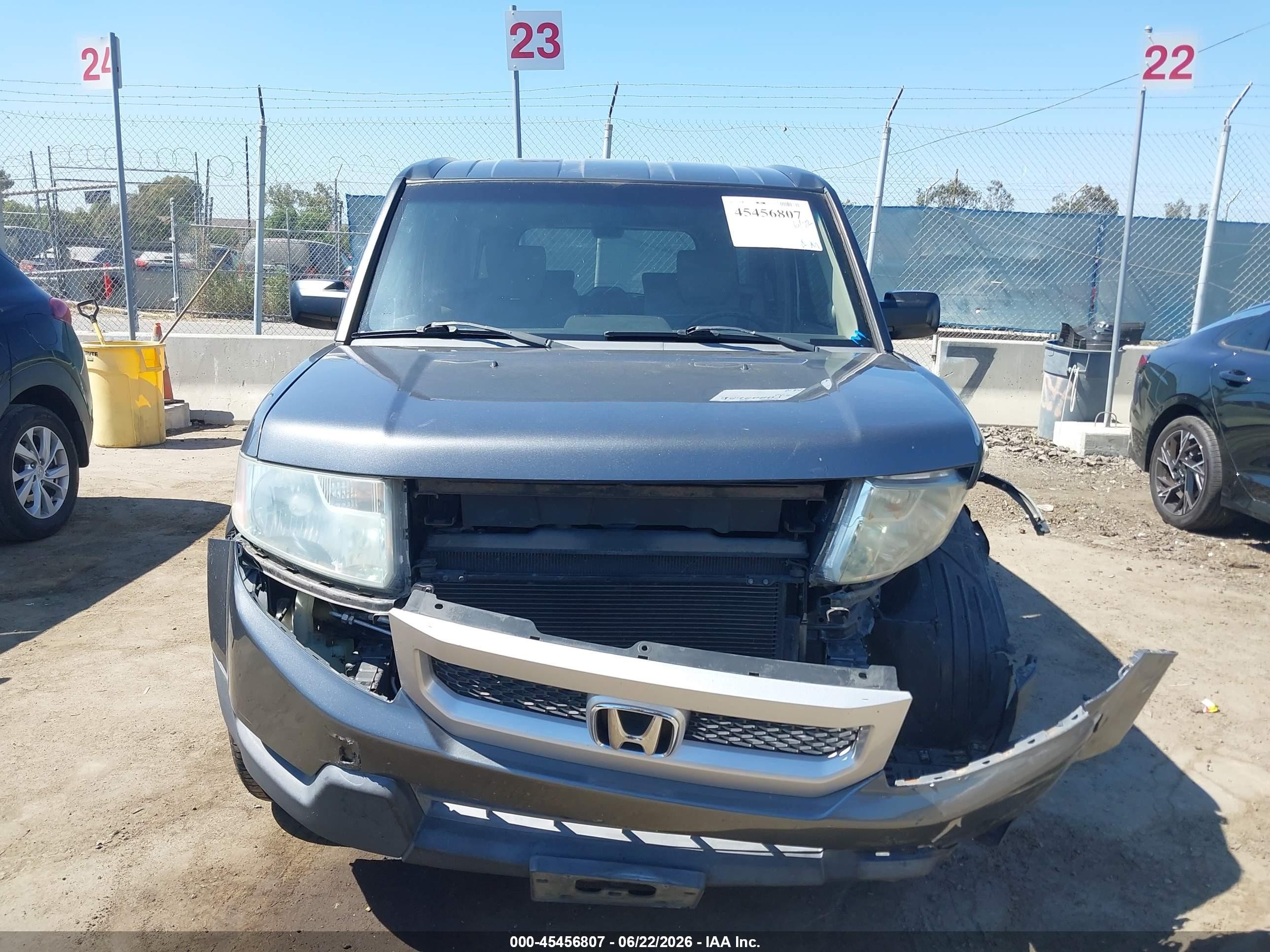 2010 Honda Element Lx Gray vin: 5J6YH1H36AL001132