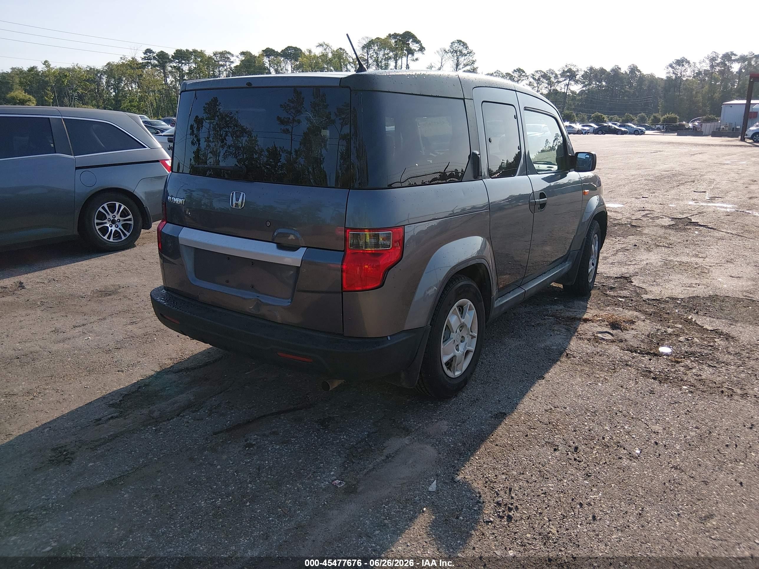 2010 Honda Element Lx Gray vin: 5J6YH1H37AL002645