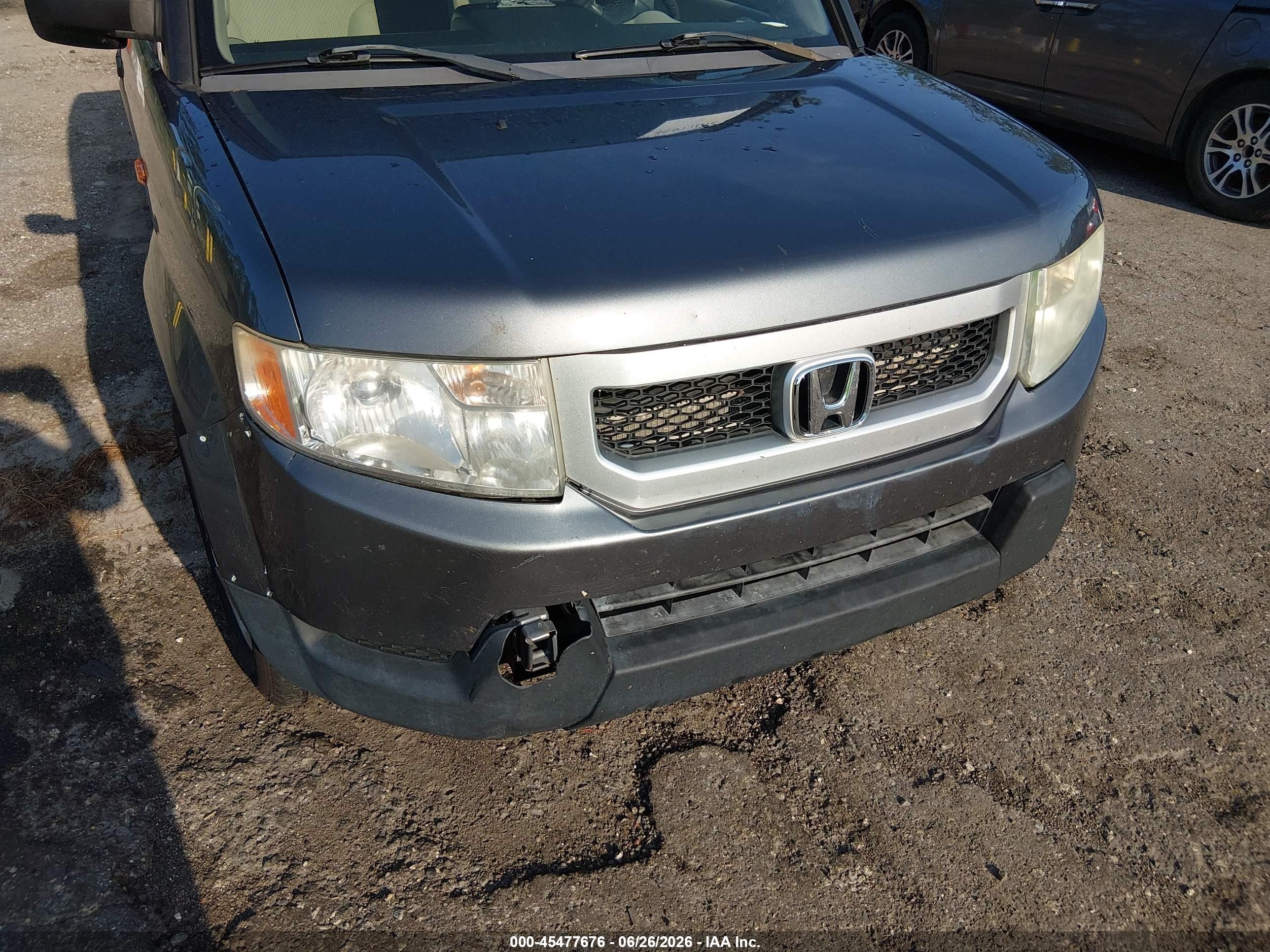 2010 Honda Element Lx Gray vin: 5J6YH1H37AL002645