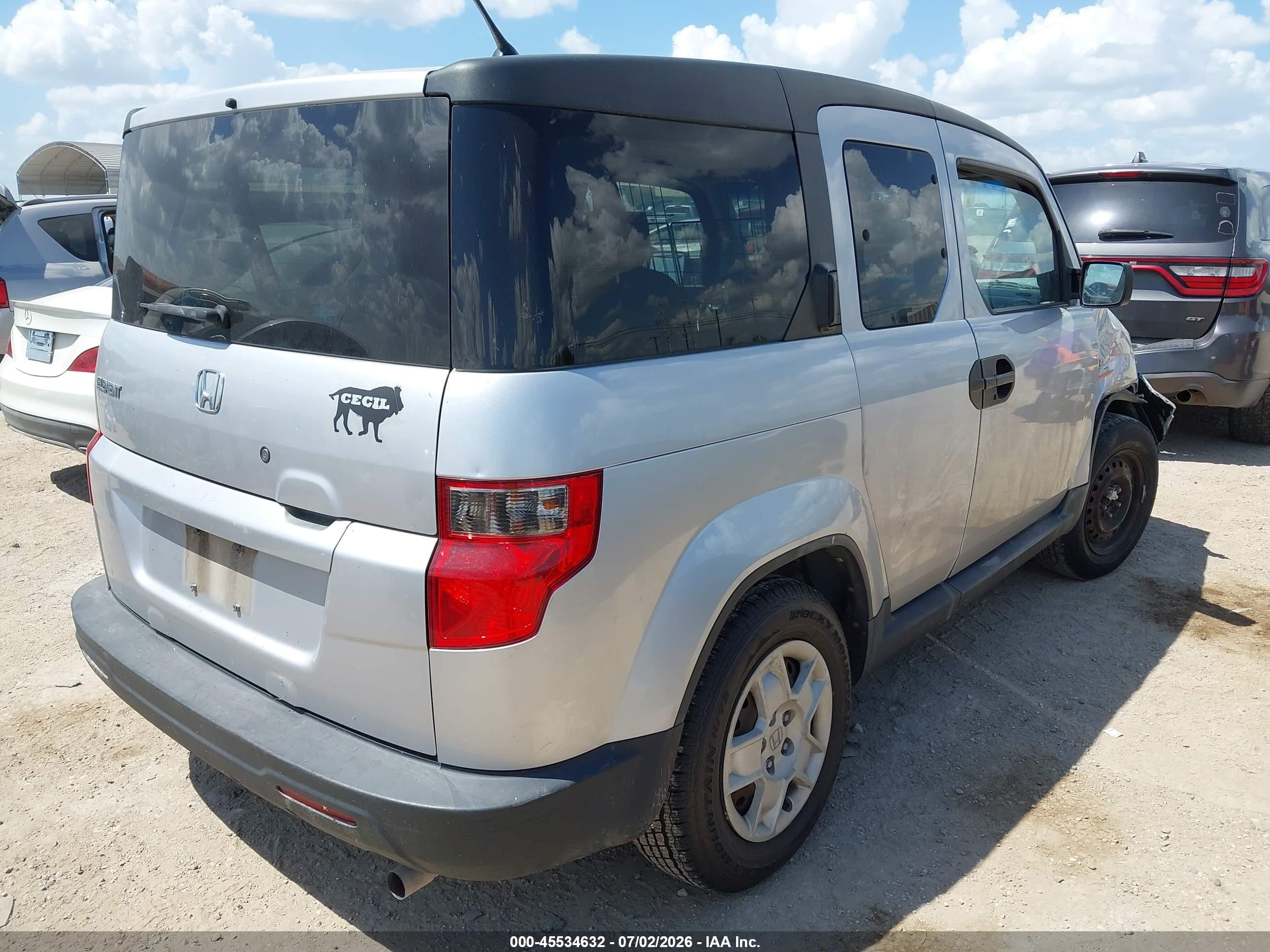 2010 Honda Element Lx Серебряный vin: 5J6YH1H39AL002050