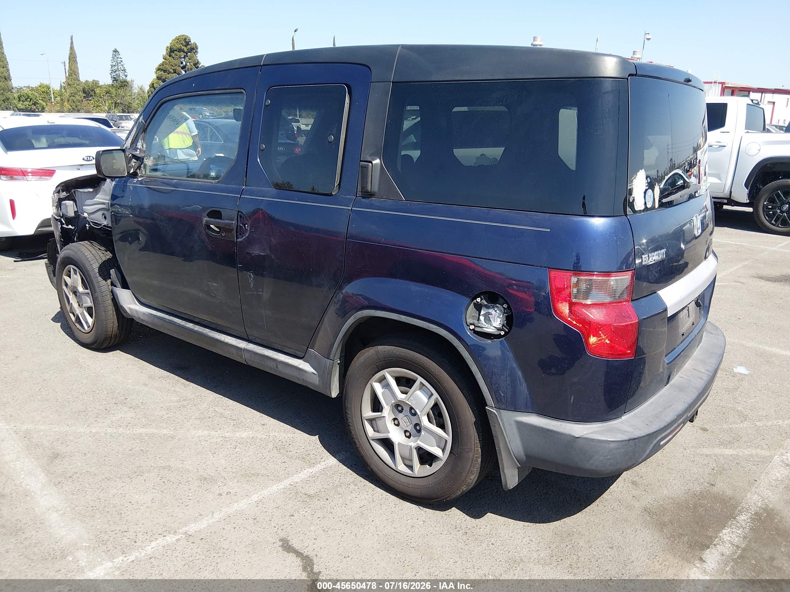 2010 Honda Element Lx Синий vin: 5J6YH1H3XAL000355