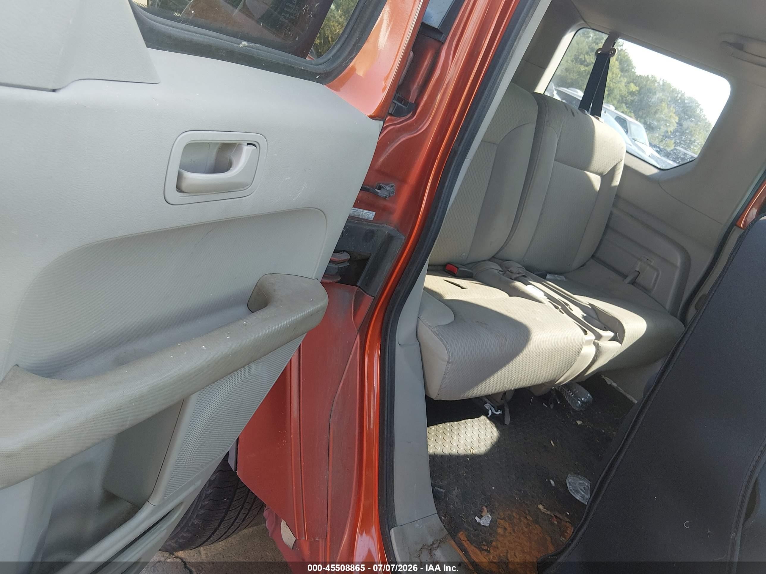 2010 Honda Element Ex Orange vin: 5J6YH1H71AL001946