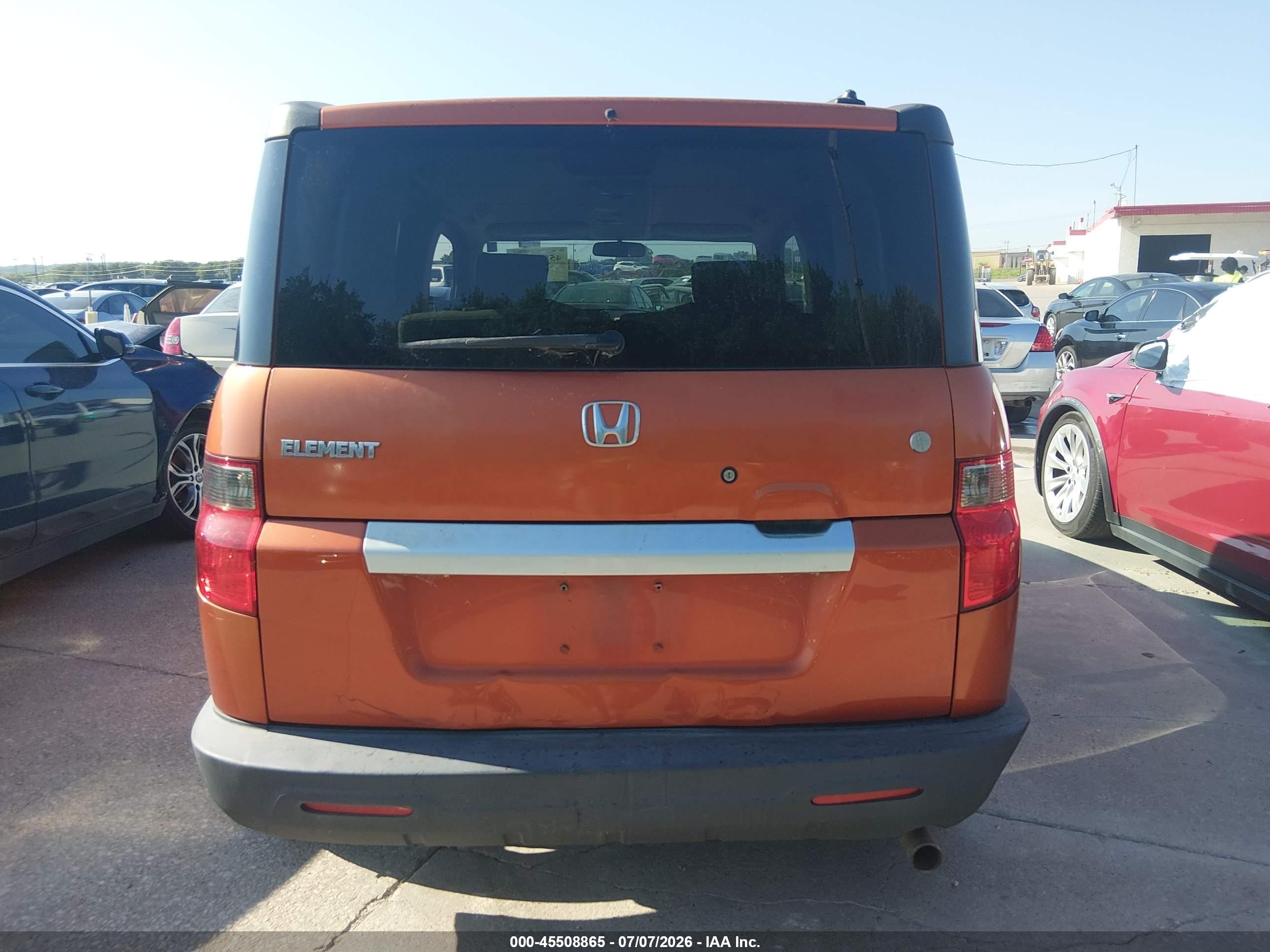 2010 Honda Element Ex Orange vin: 5J6YH1H71AL001946