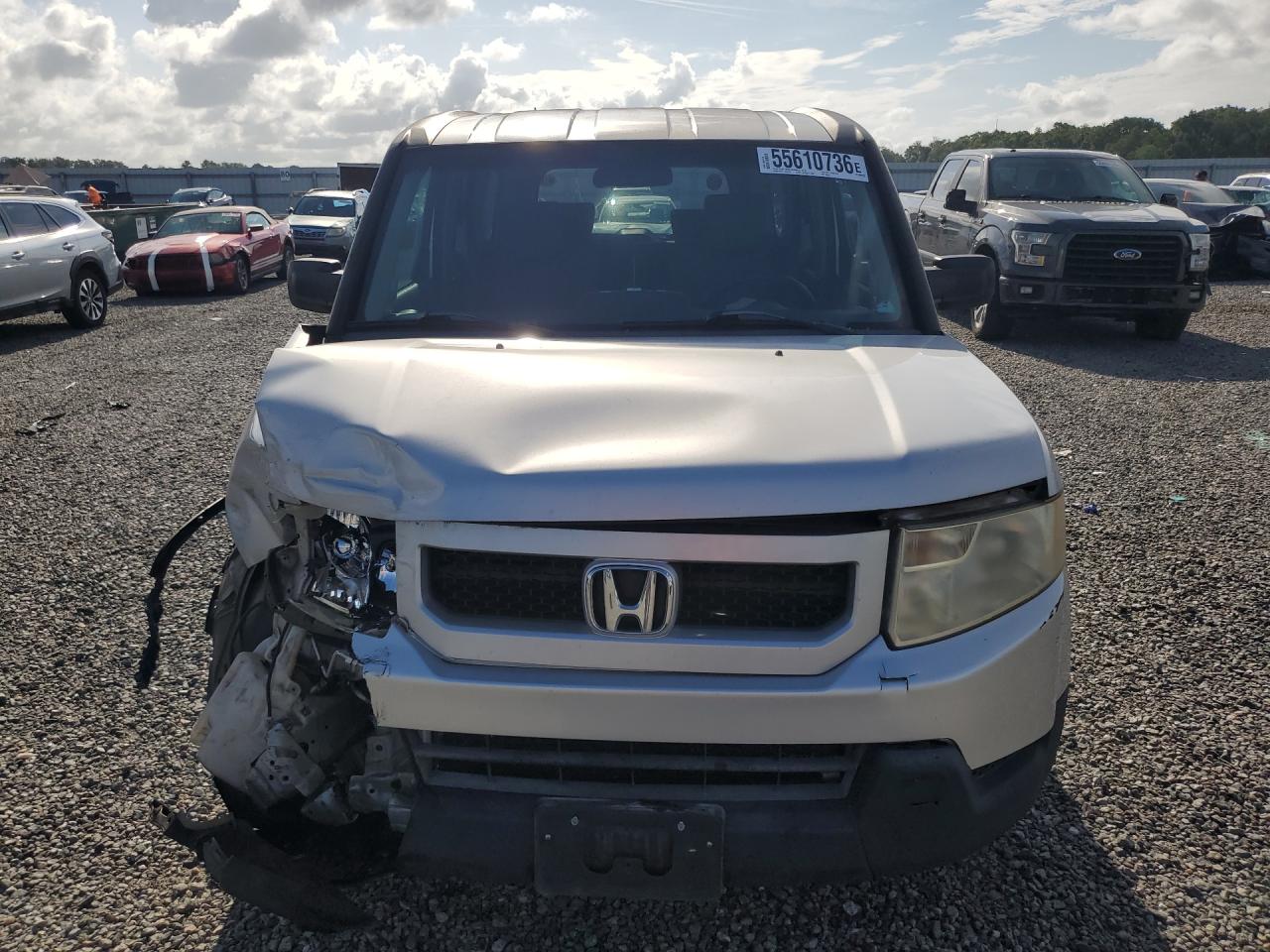 2010 Honda Element Ex Silver vin: 5J6YH1H71AL003017