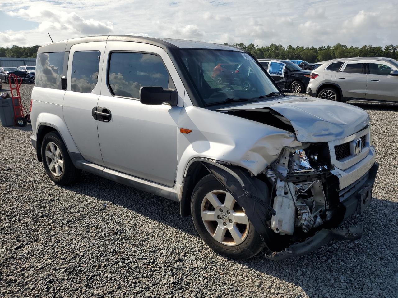 2010 Honda Element Ex Silver vin: 5J6YH1H71AL003017