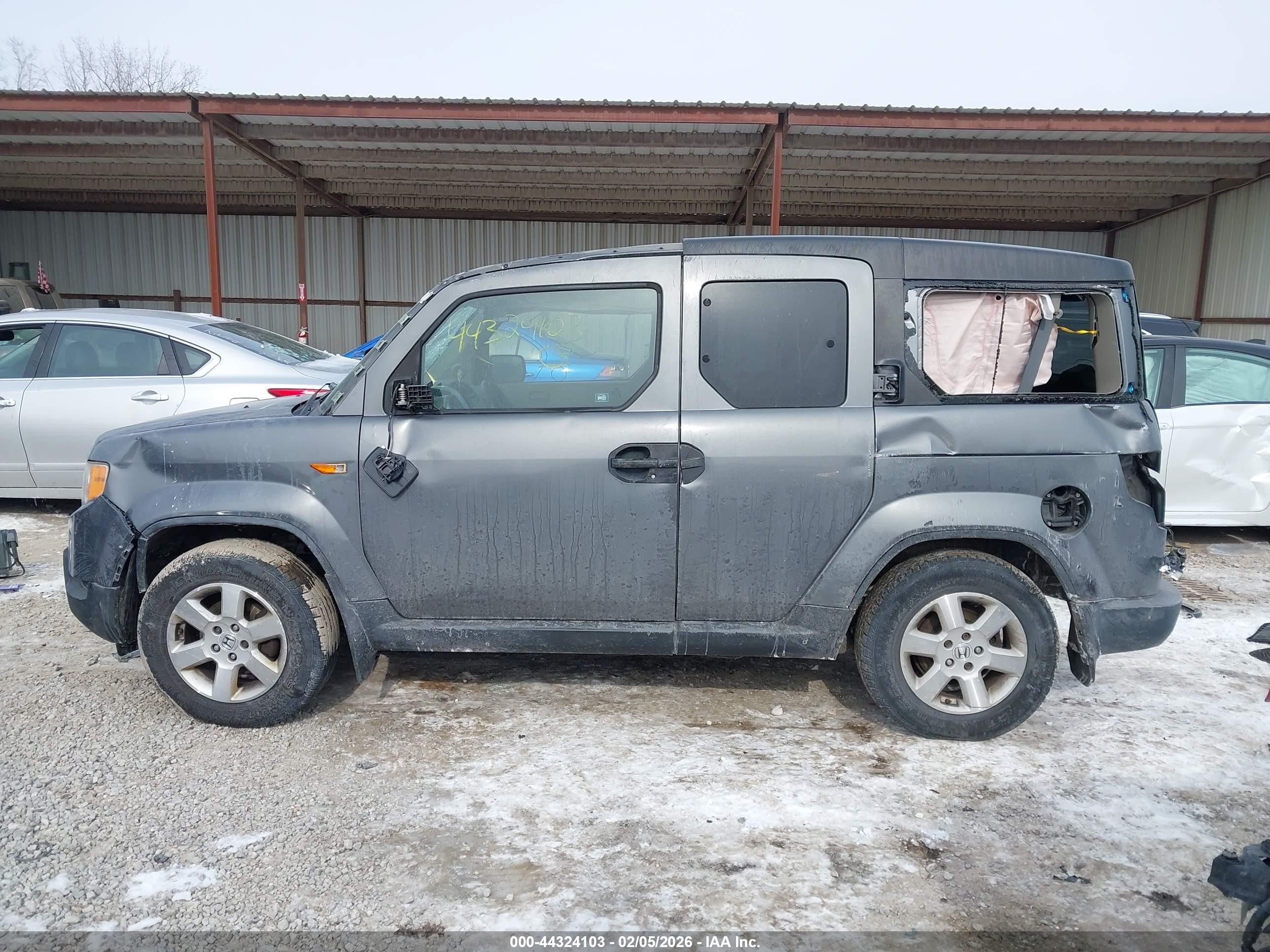 2011 Honda Element Ex Серый vin: 5J6YH1H71BL000720
