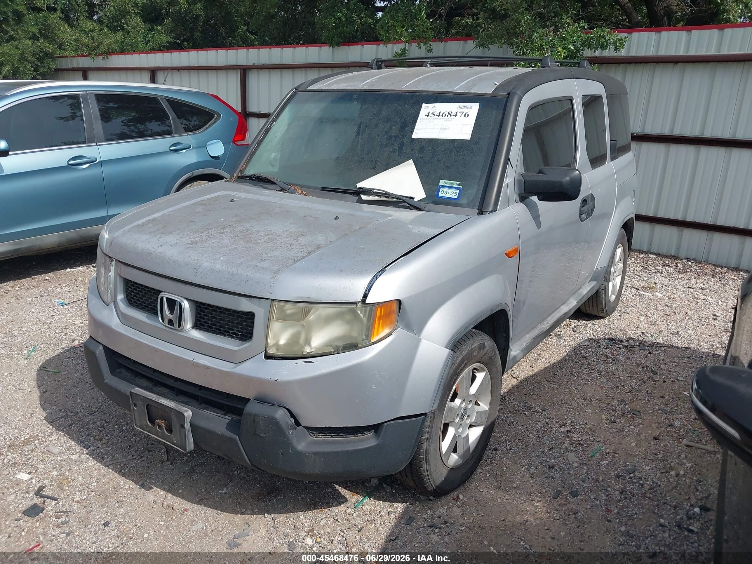 2010 Honda Element Ex Silver vin: 5J6YH1H73AL003035