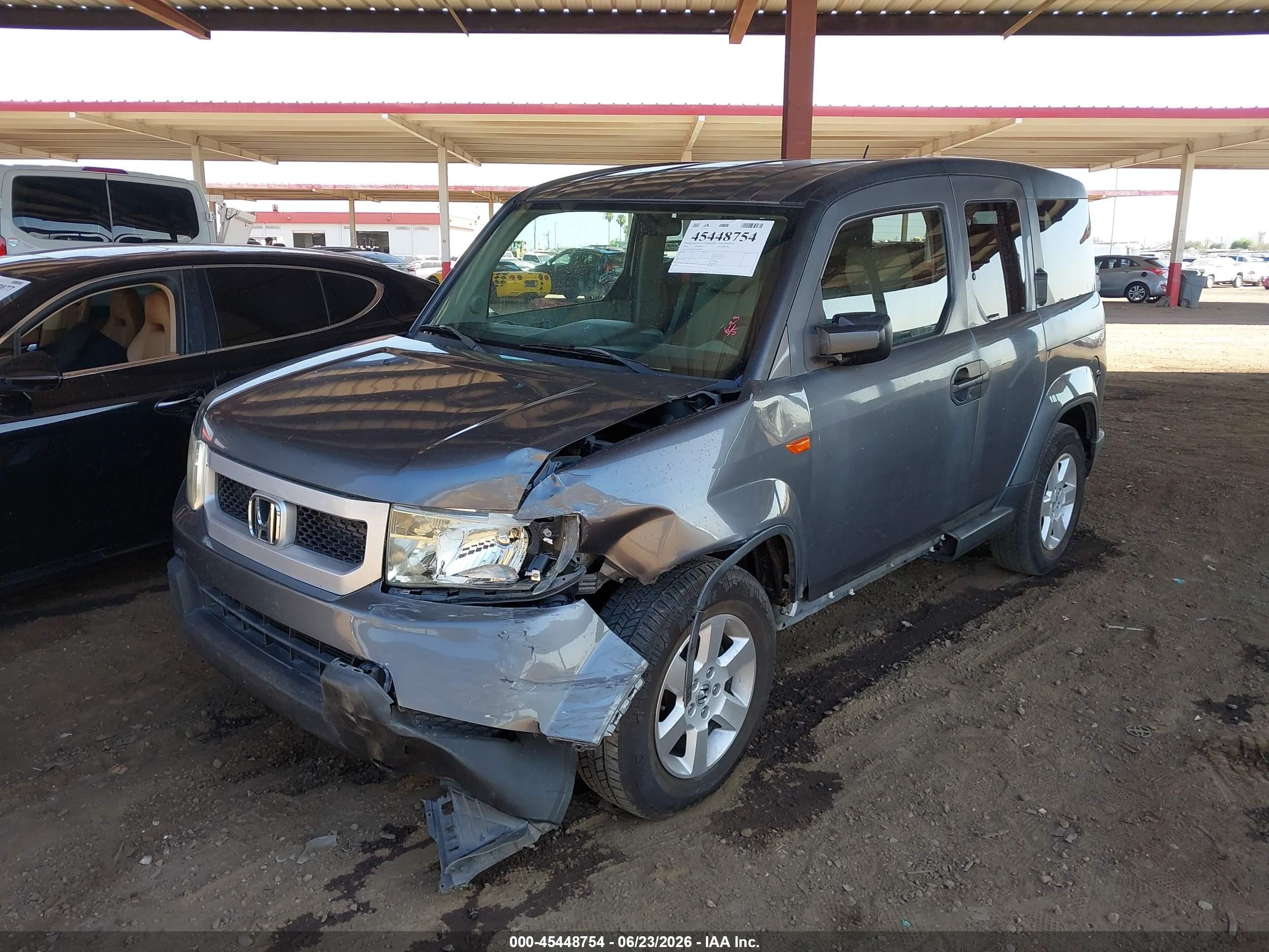 2010 Honda Element Ex Gray vin: 5J6YH1H73AL006534