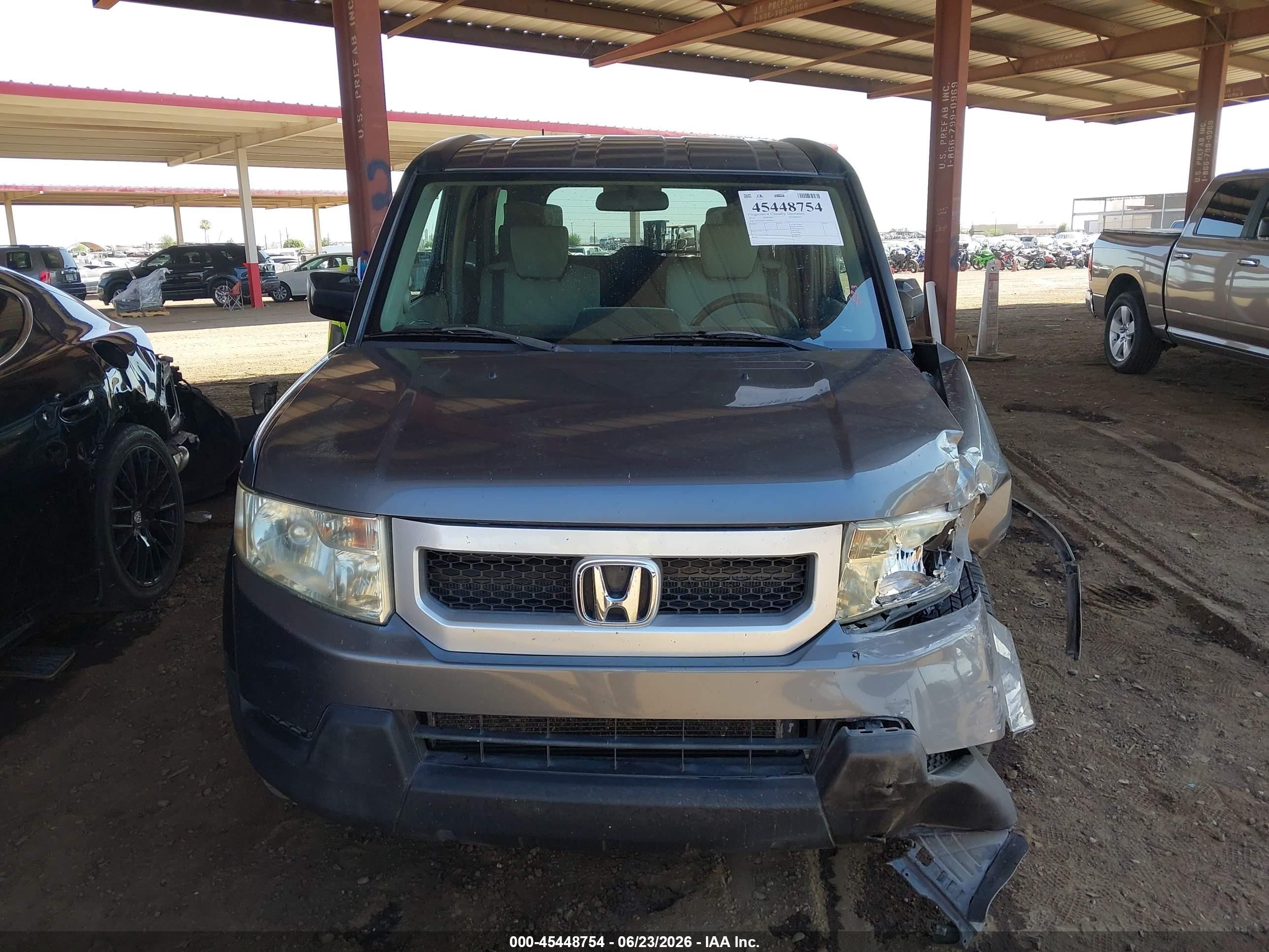 2010 Honda Element Ex Gray vin: 5J6YH1H73AL006534