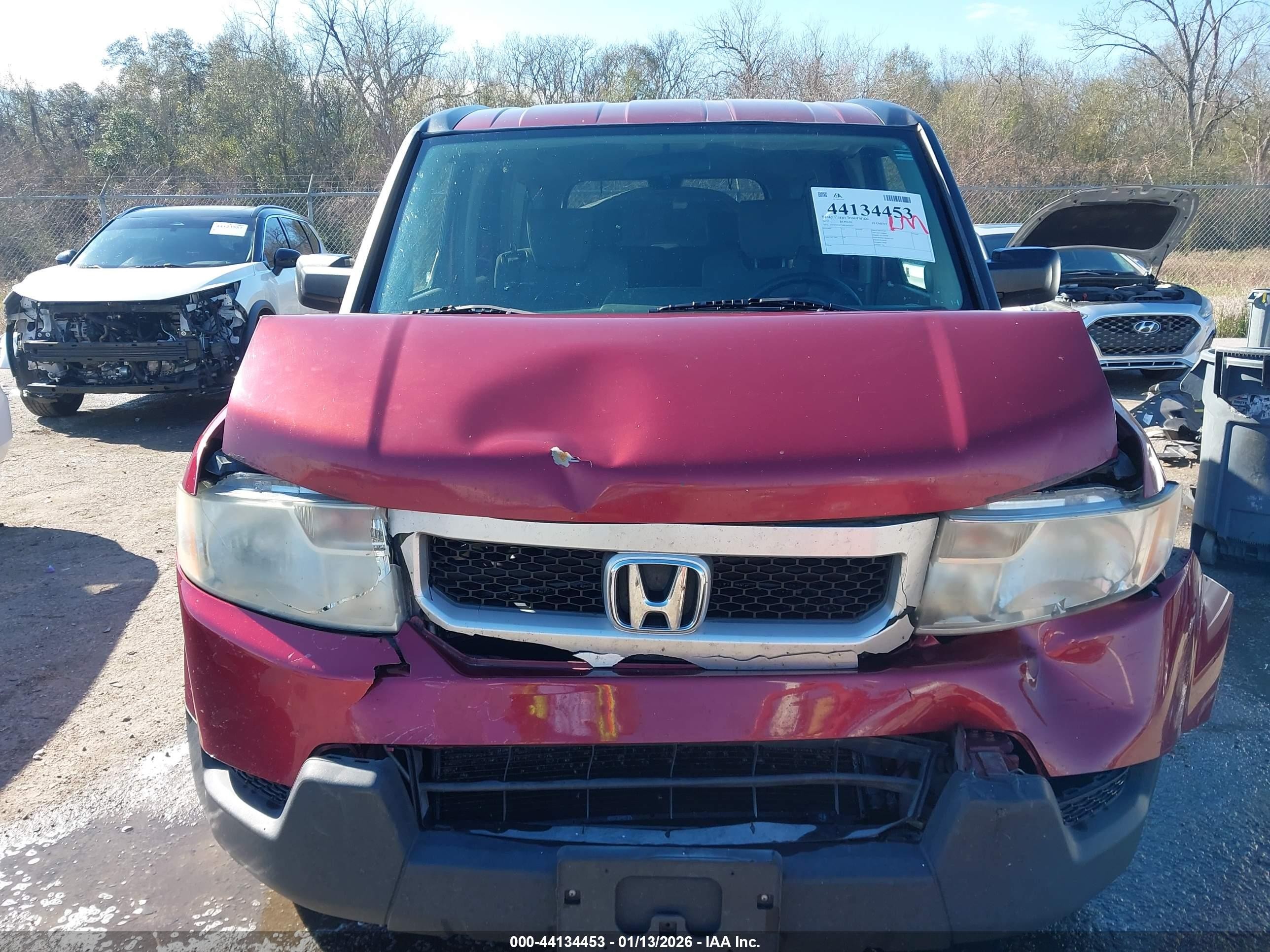 2011 Honda Element Ex Красный vin: 5J6YH1H73BL001027