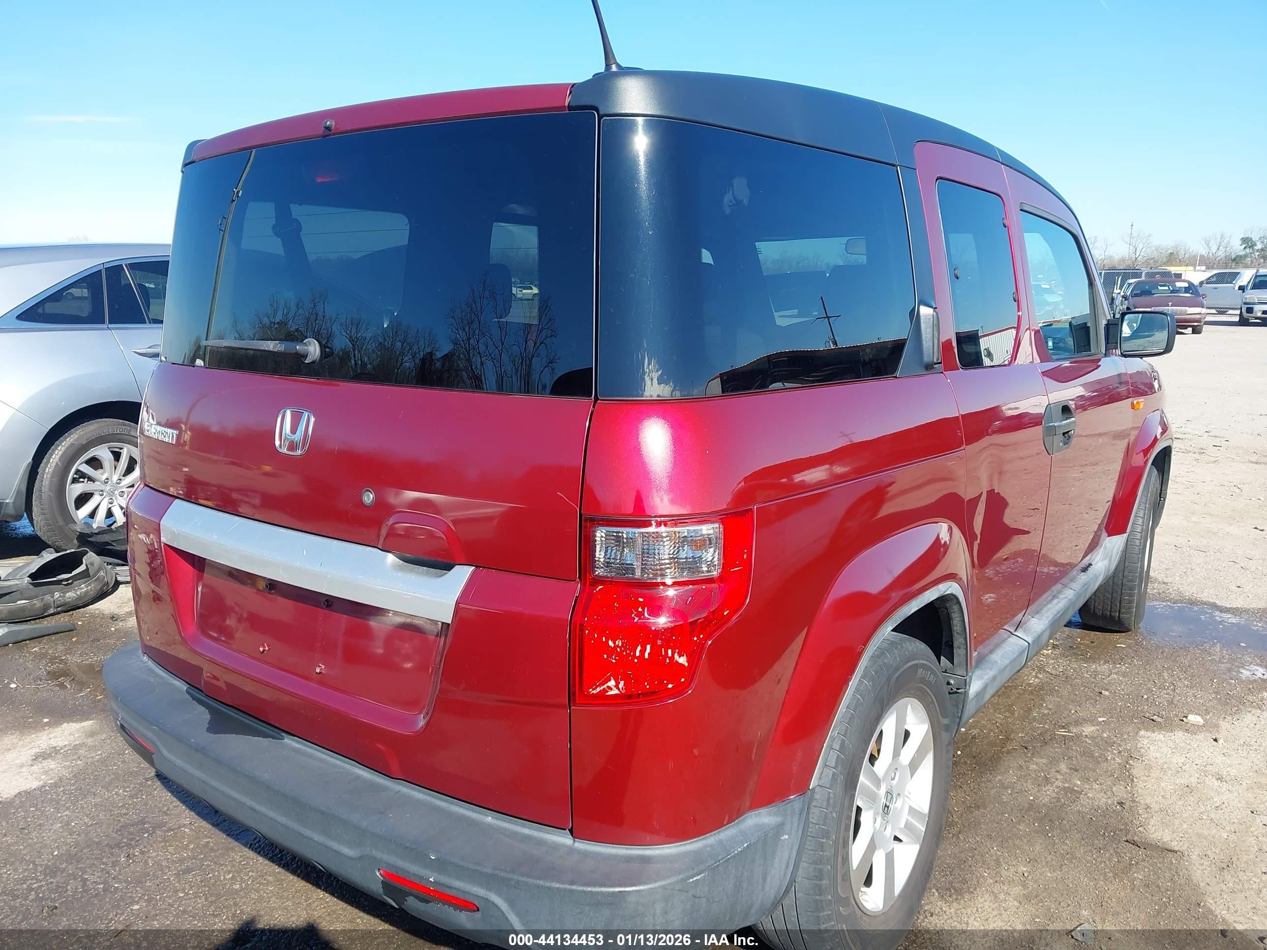 2011 Honda Element Ex Красный vin: 5J6YH1H73BL001027