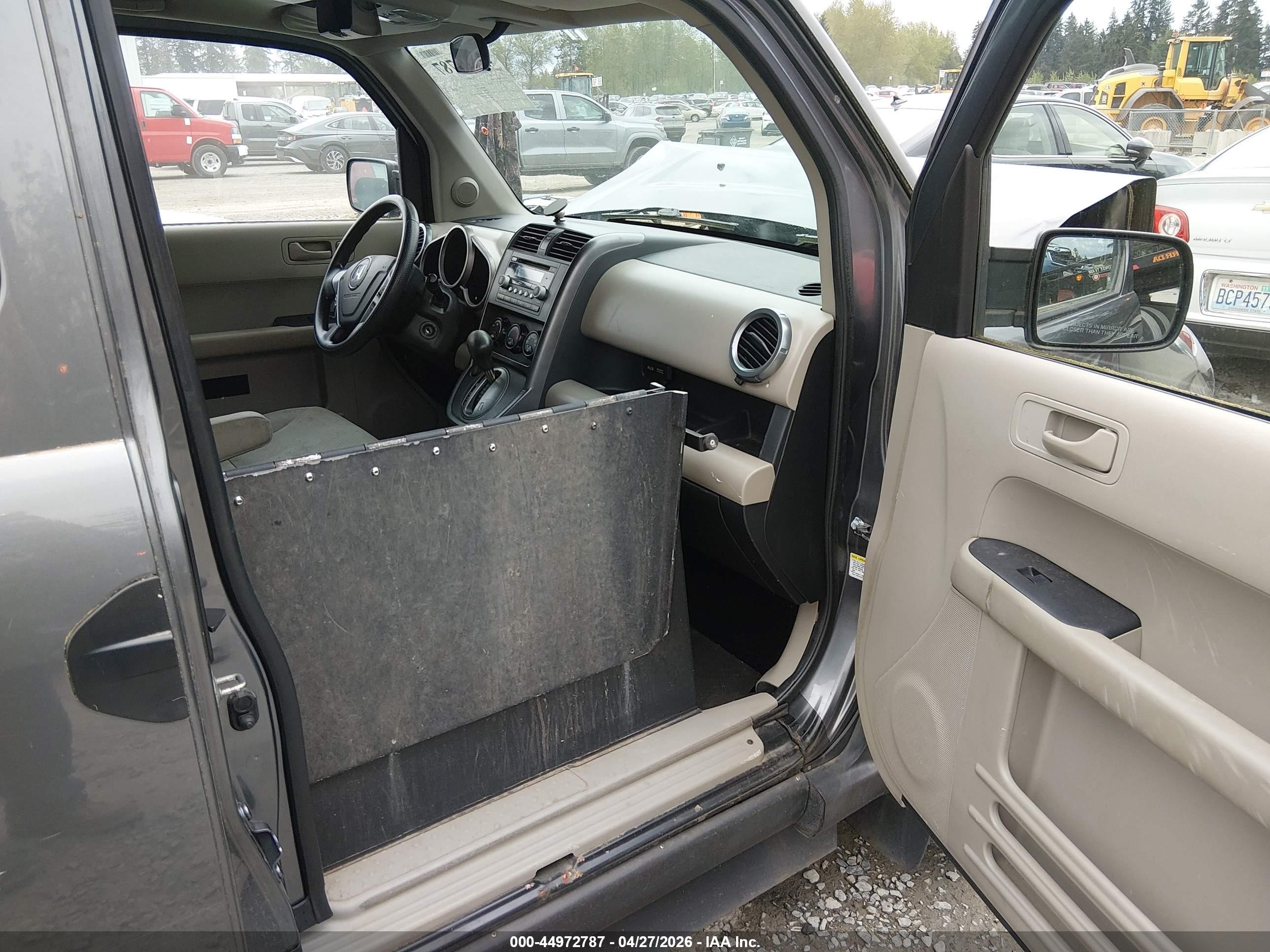 2010 Honda Element Ex Gray vin: 5J6YH1H74AL001939
