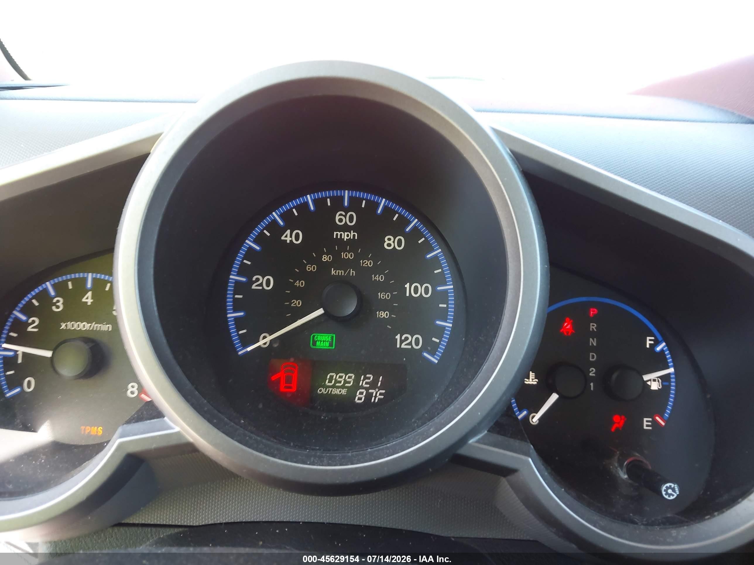 2010 Honda Element Ex Red vin: 5J6YH1H74AL003593