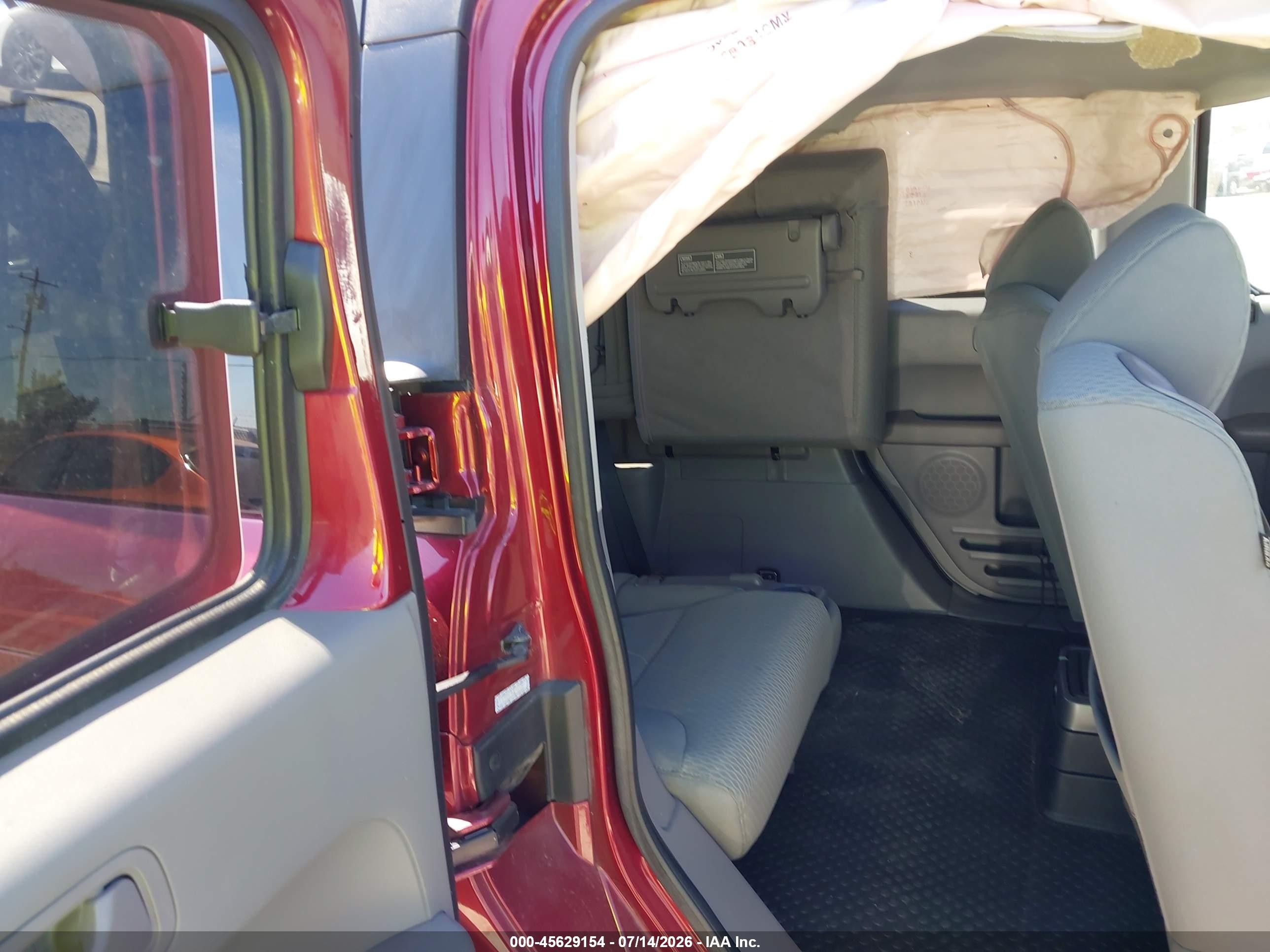 2010 Honda Element Ex Red vin: 5J6YH1H74AL003593