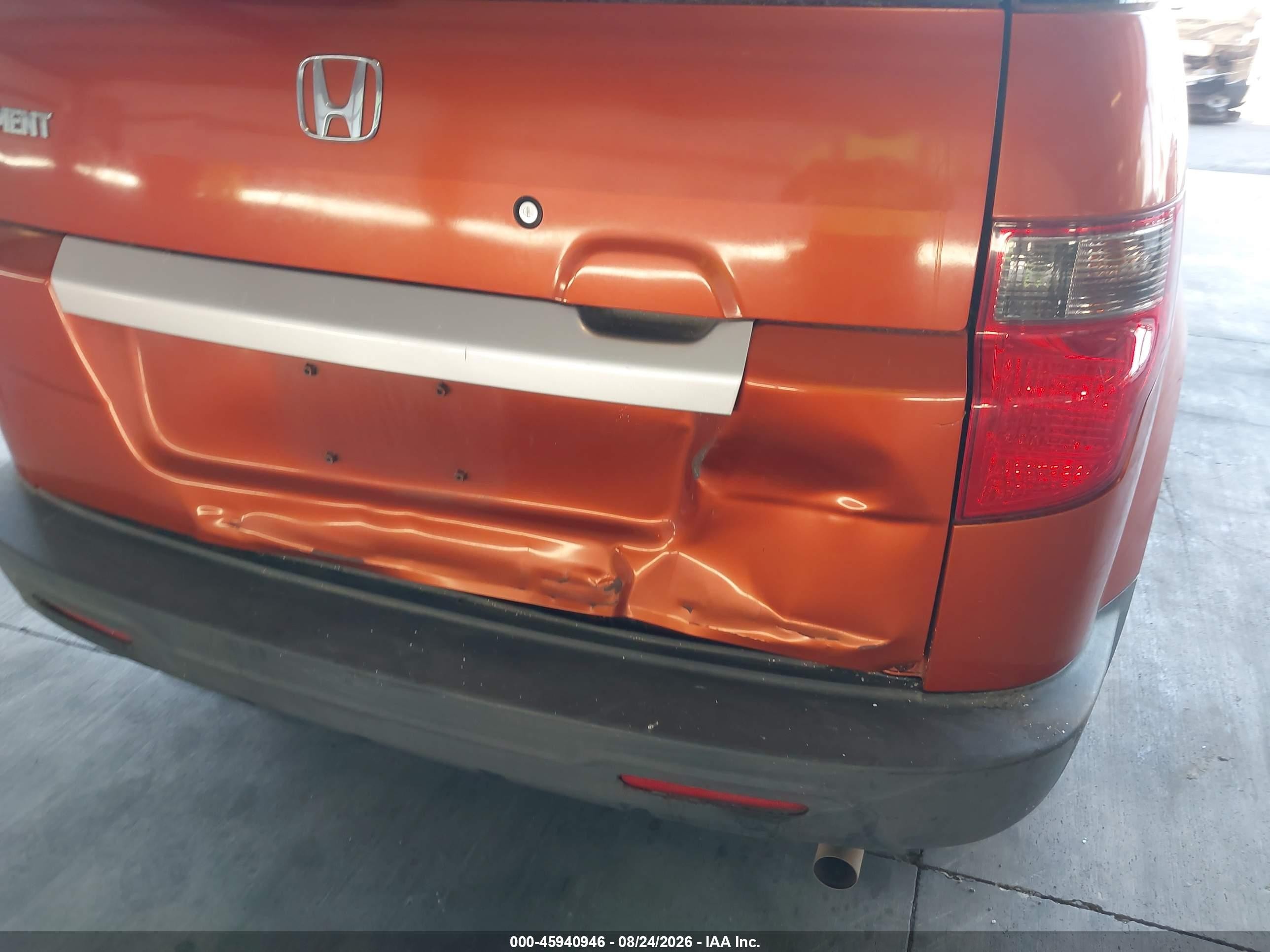 2011 Honda Element Ex Orange vin: 5J6YH1H75BL003636