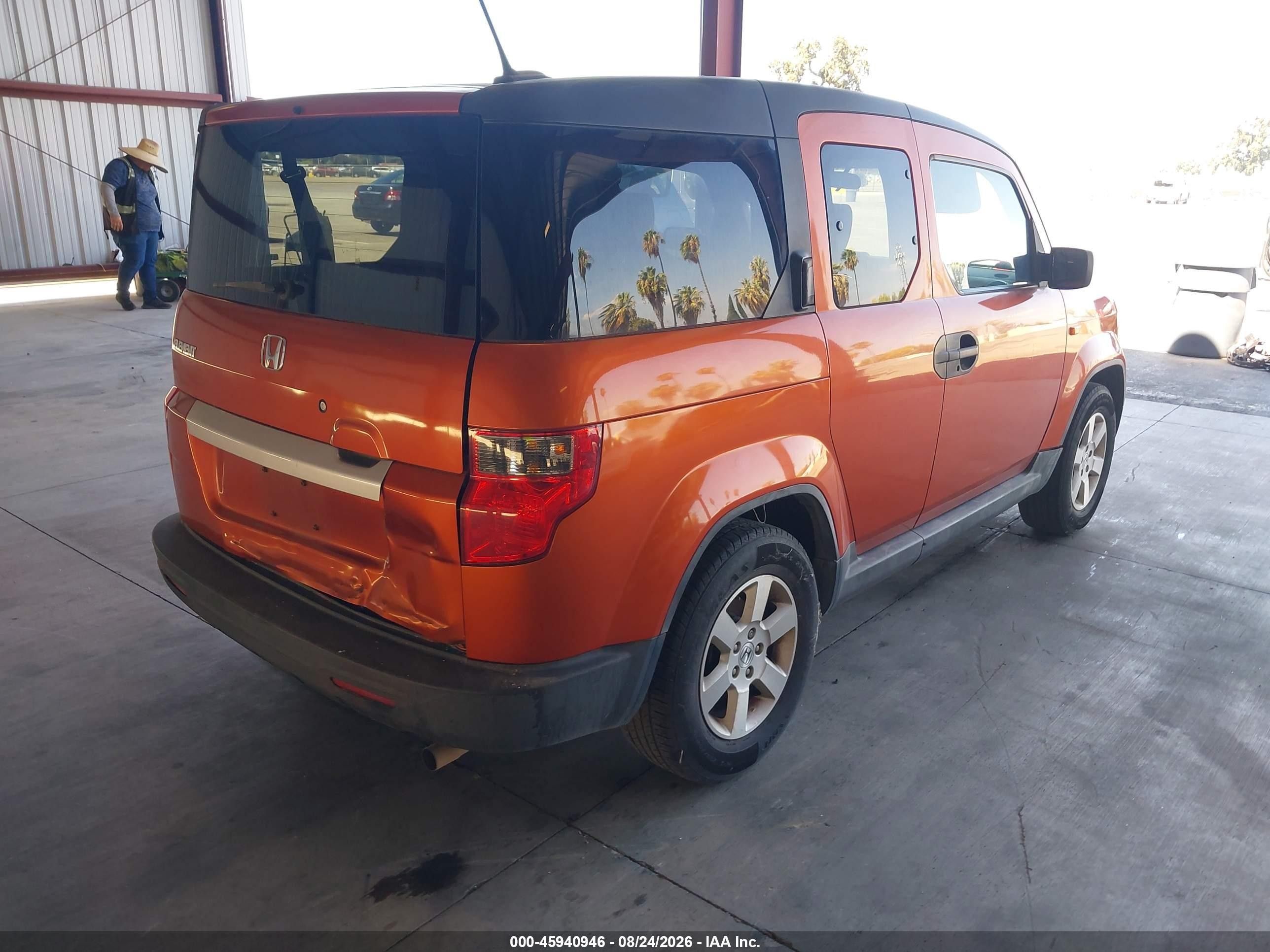 2011 Honda Element Ex Orange vin: 5J6YH1H75BL003636