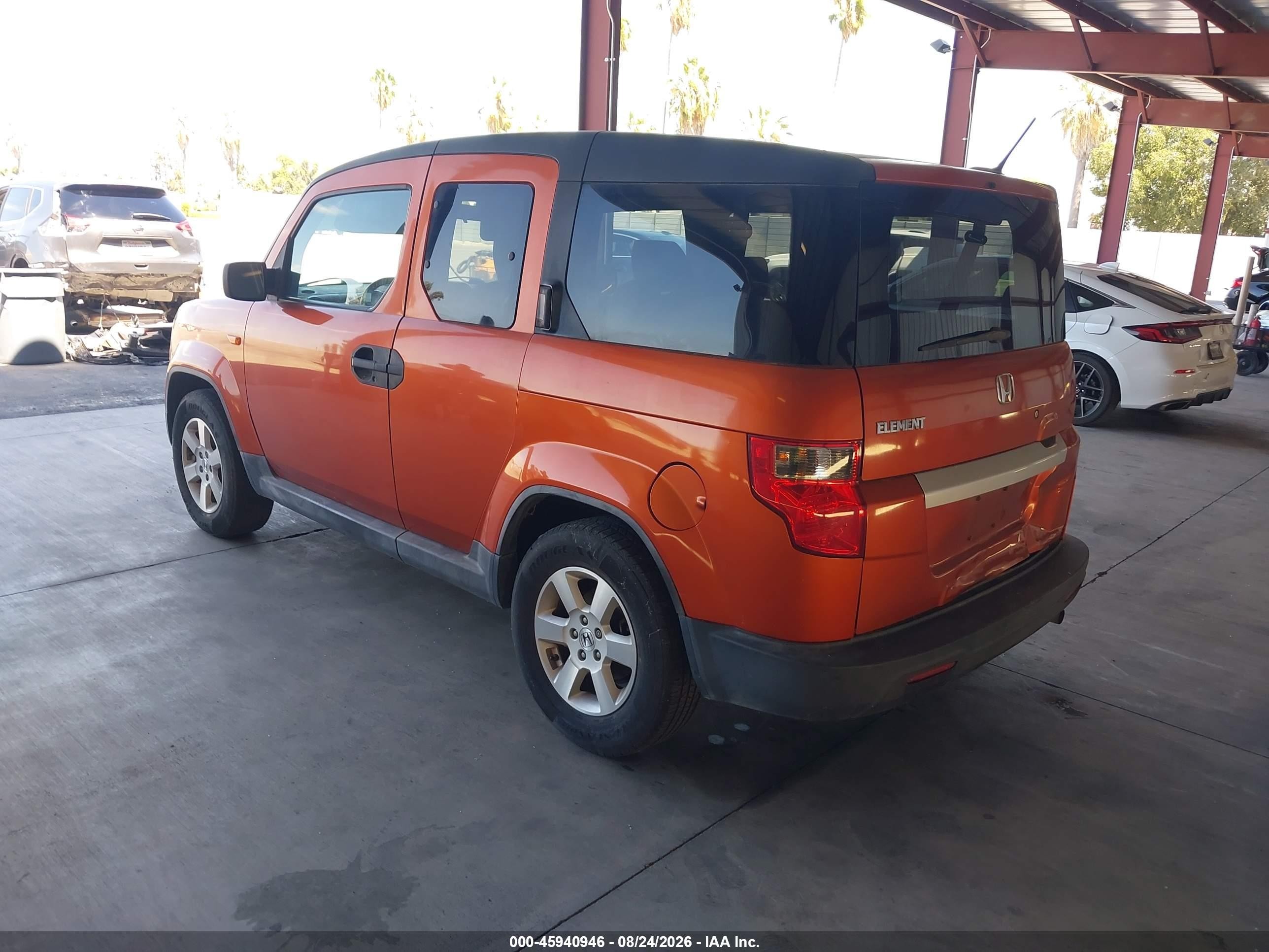 2011 Honda Element Ex Orange vin: 5J6YH1H75BL003636